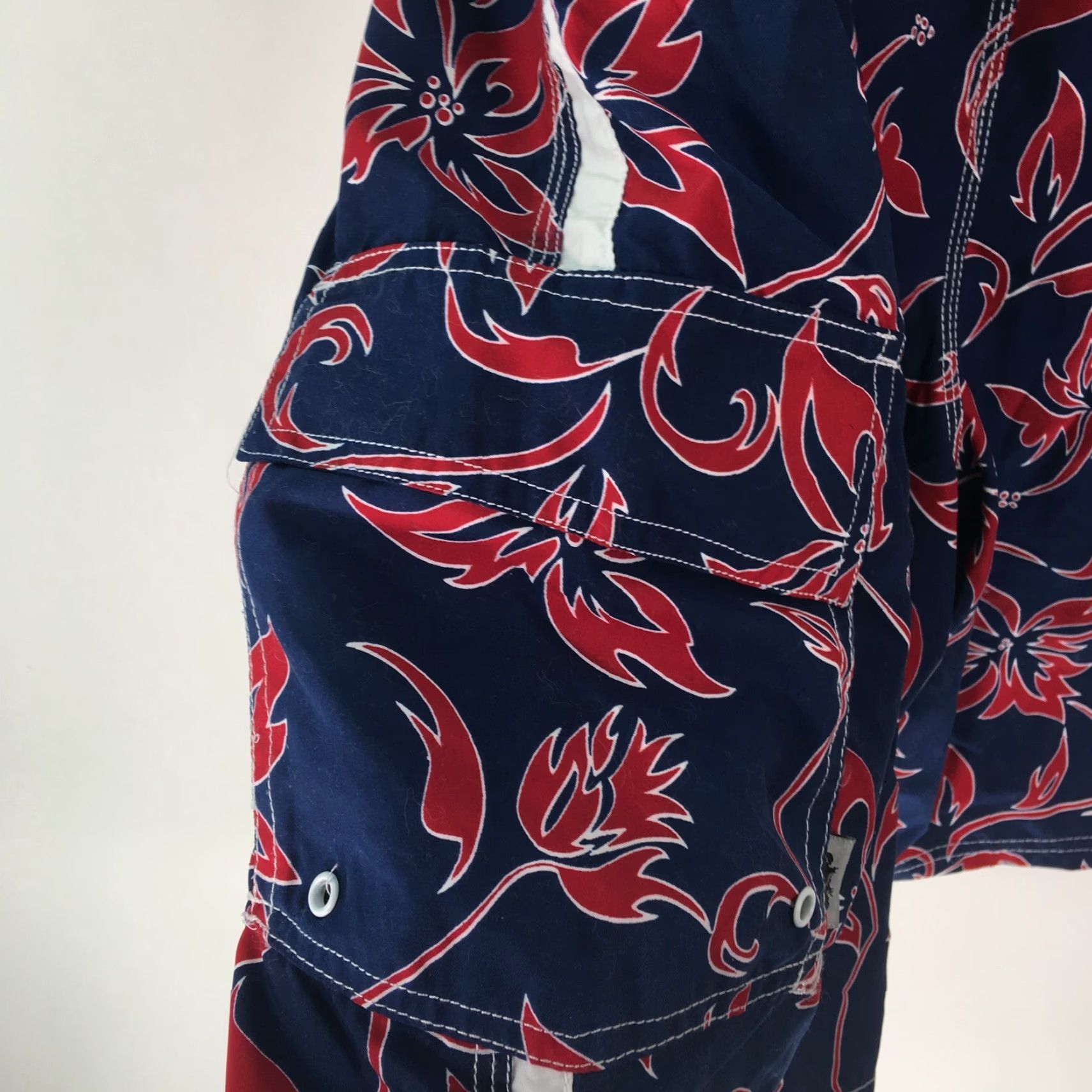Vintage Mad Iguana Sportswear Mens Floral Board Swim Blue Trunks XL Col 100% Polyester Bottom Size US 36 / EU 52 - 4 Thumbnail