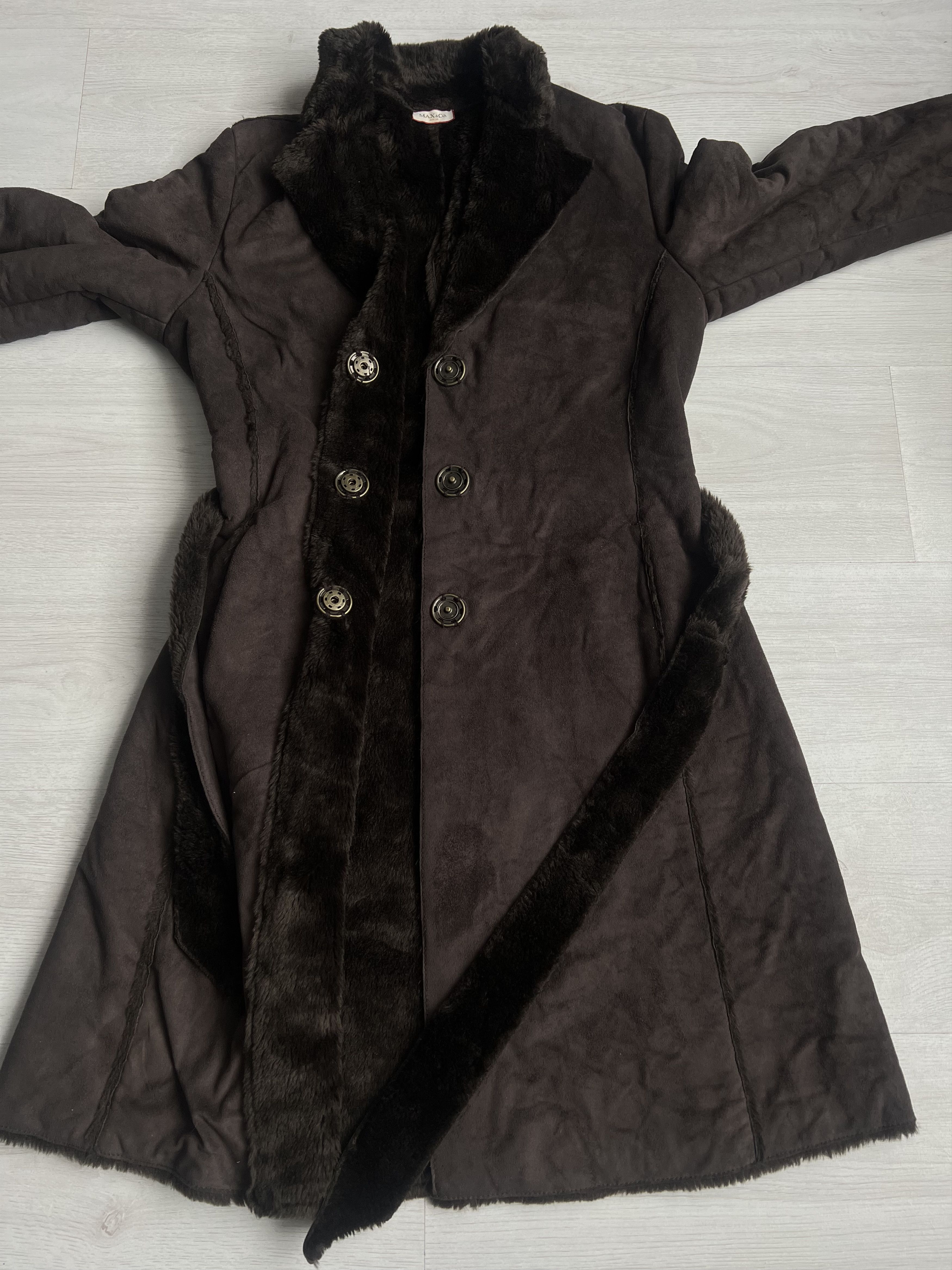 MAX&Co. Max & Co Brown Coat Size L / US 10 / IT 46 - 4 Thumbnail