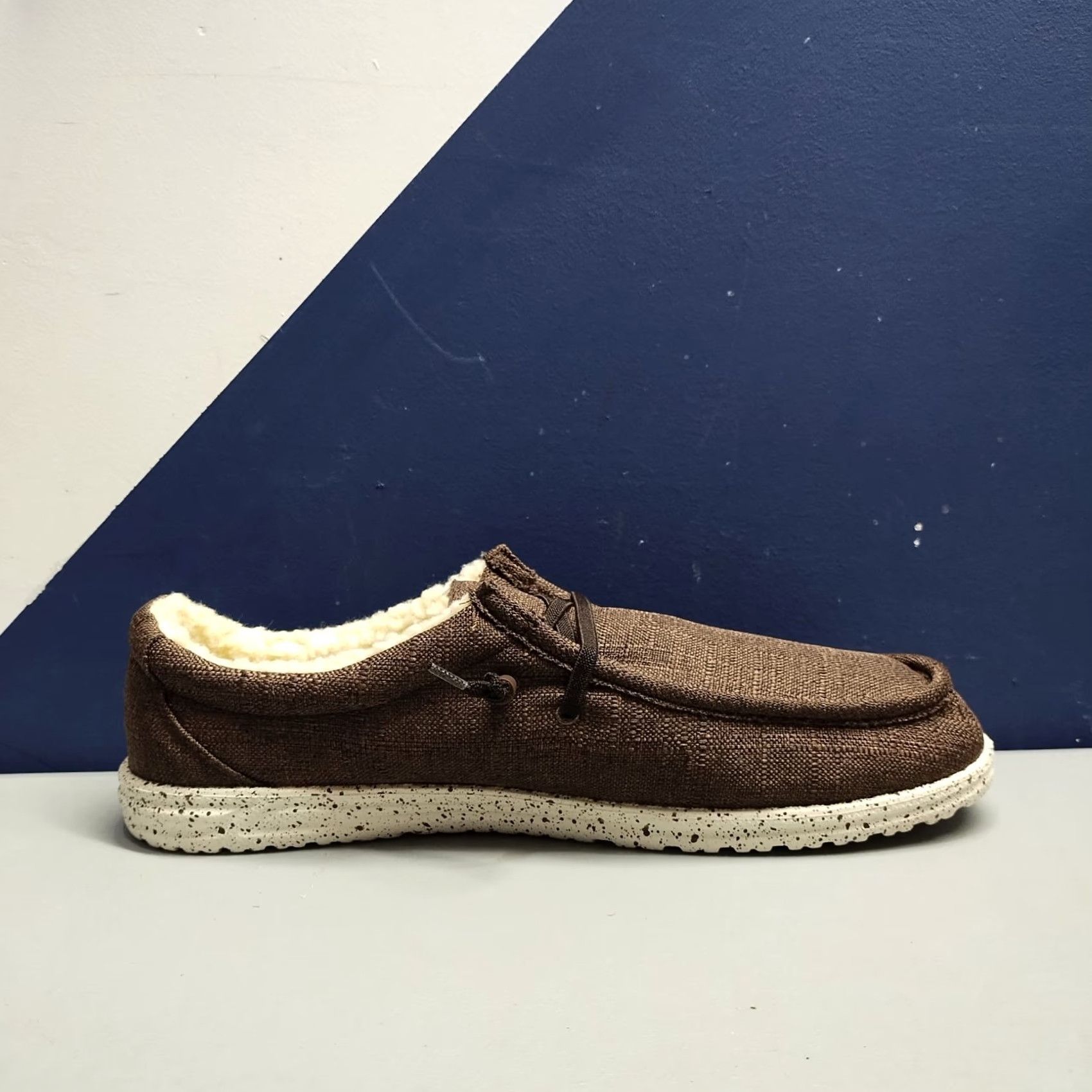 Vintage Crevo Mens Size 13 Slip On Loafers Brown White Faux Fur Lined Comfort Casual Shoe Size US 13 / EU 46 - 6 Thumbnail