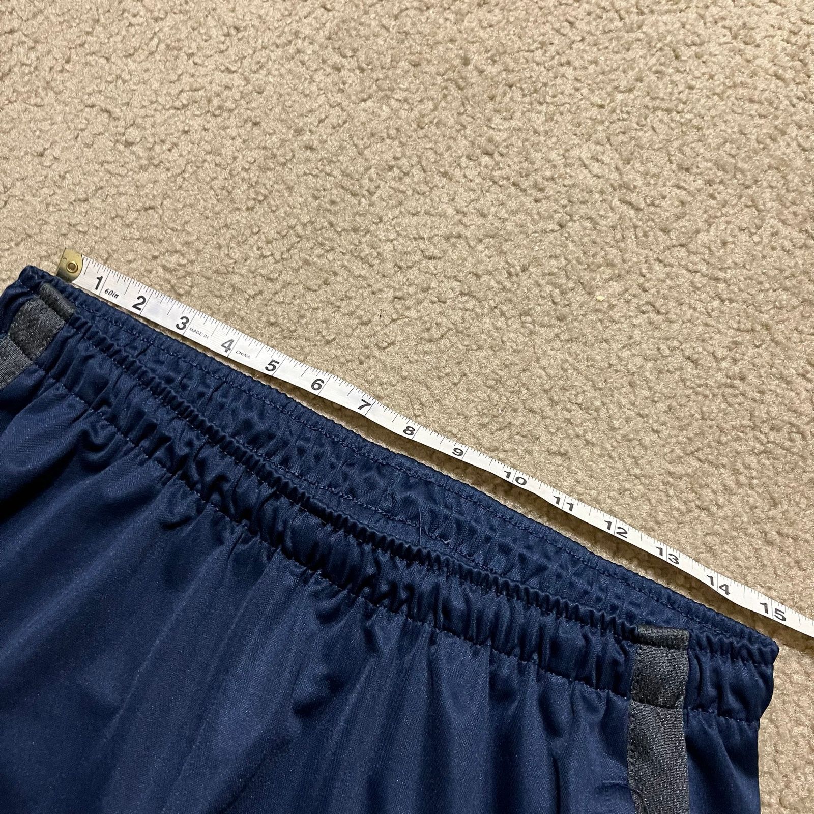 Nike Nike Grey Striped Navy Baggy Sweatpants Sportswear XL Size US 30 / EU 46 - 6 Thumbnail