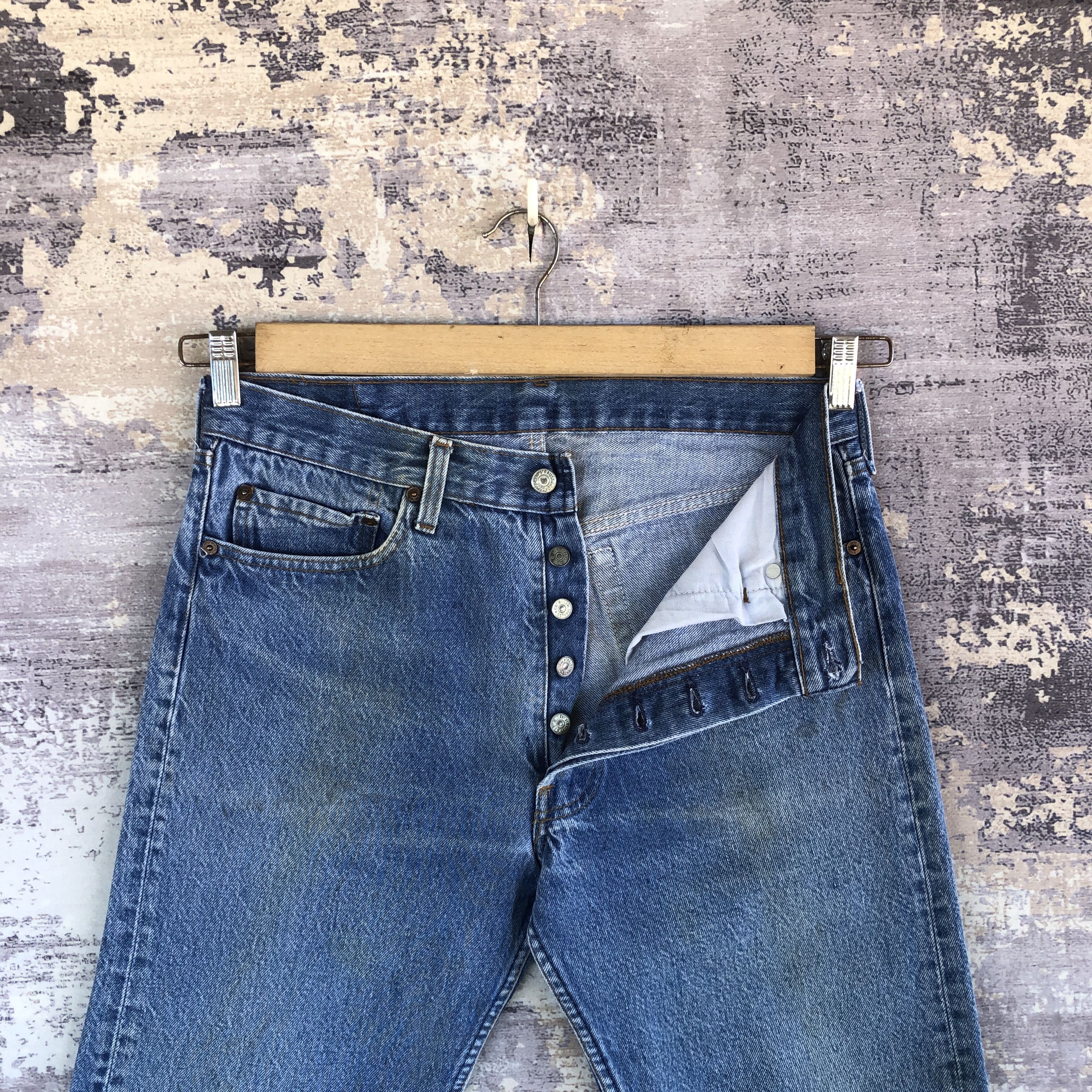 Levi's Vintage 80's Levis 501 Light Wash Jeans Levi's Faded Denim Size US 32 / EU 48 - 6 Thumbnail