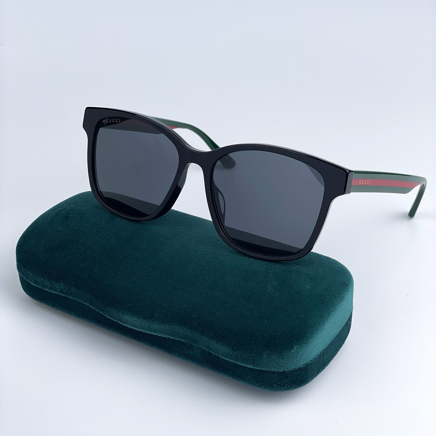 Gucci NEW GUCCI GG0417SK 001 Black Grey Gradient Square Sunglasses Size ONE SIZE - 8 Thumbnail