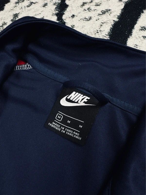 Nike Nike track jacket red navy blue M white logo Size US M / EU 48-50 / 2 - 5 Thumbnail