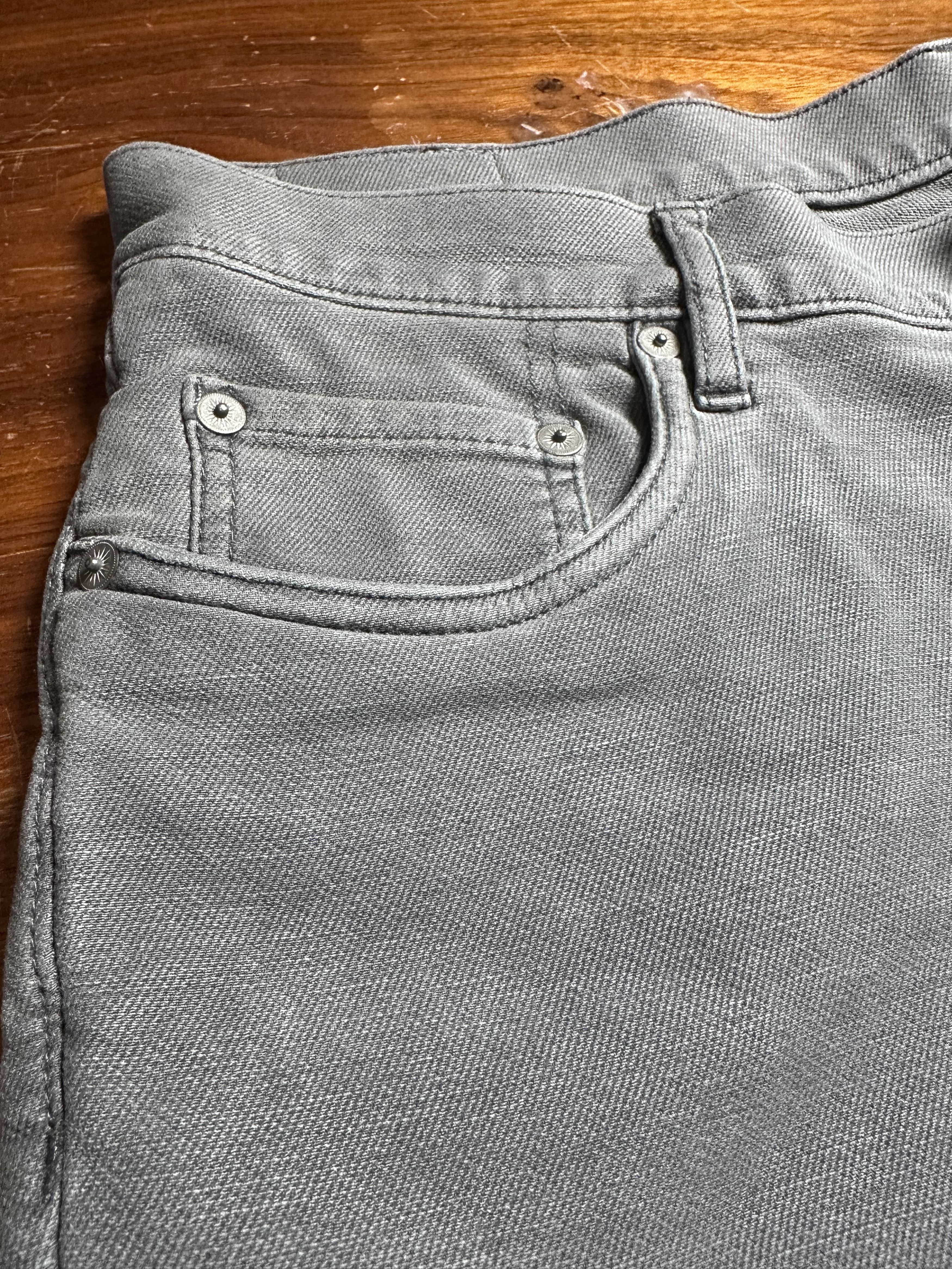 Faherty Faherty Brand Stretch Terry 5-Pocket Jean Gray Never Worn Size US 36 / EU 52 - 8 Thumbnail