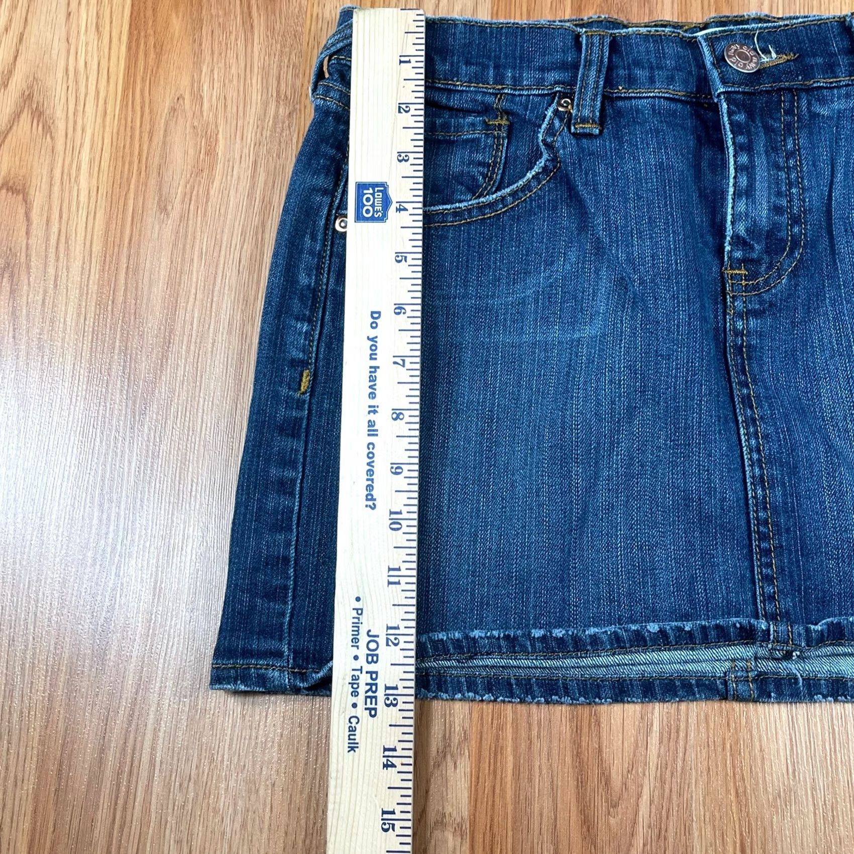 Old Navy Old Navy Clothing Co. Skirt Women’s Size 6 Jeans Mini Stretch Blue Size 28" / US 6 / IT 42 - 4 Thumbnail