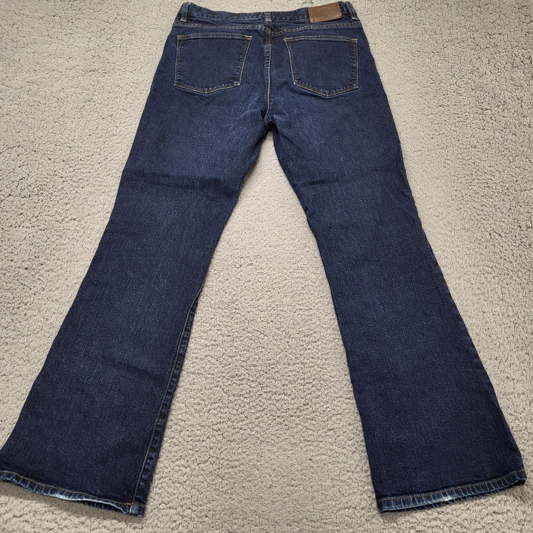 Denime VINTAGE? No — (Not Vintage) LRL Lauren Jeans Co. Jeans Women's 8 Blue Denim Classic Bootcut Flare Size 30" / US 8 / IT 44 - 3 Thumbnail