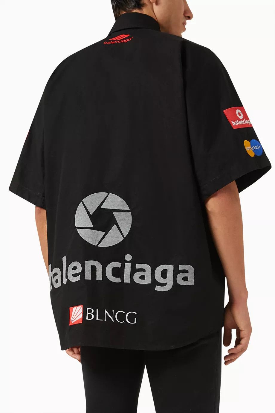 Balenciaga o1bcso1str0125 Top League Engineered Short Sleeve Shirt Size US S / EU 44-46 / 1 - 3 Thumbnail