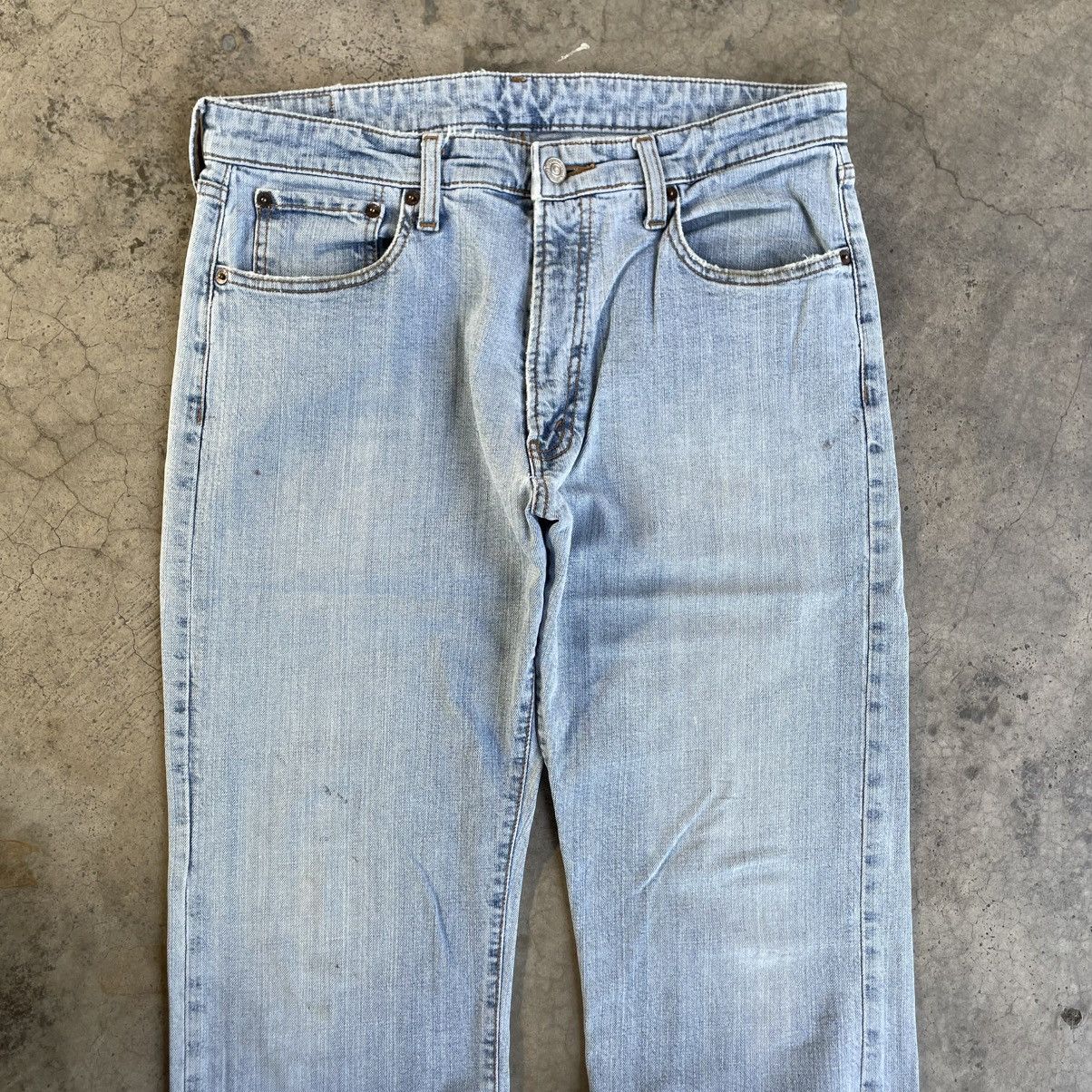 Vintage 🔥Vintage Bobson 93058930 Stoned Washed Distress Denim Jeans Size US 33 - 2 Thumbnail