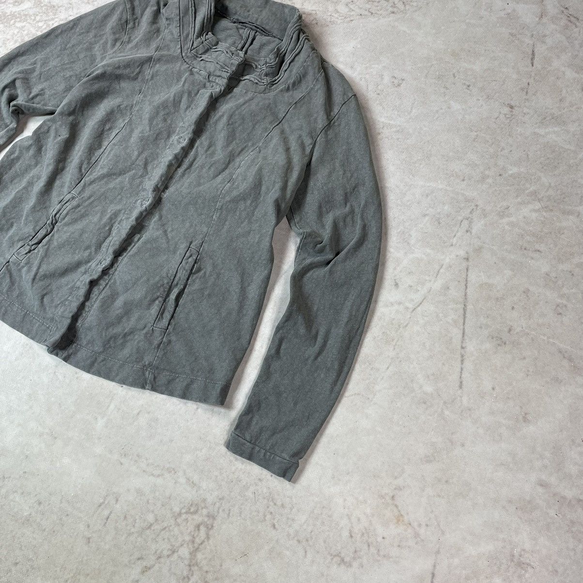 Transit Uomo Transit Par Such Fabric Washed Cotton Avant Garde Jacket Size XXS / US 00 / IT 34 - 4 Thumbnail