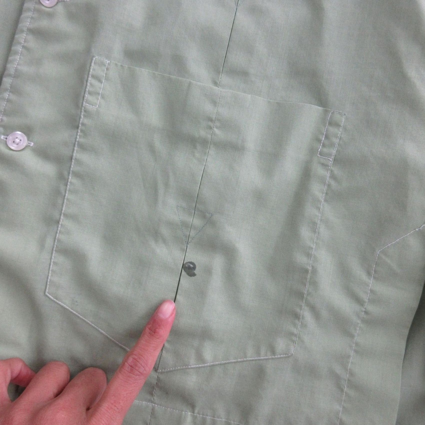 McGregor VINTAGE McGregor Shirt Mens Medium Green Short Sleeve Four Pocket Casual 60s Size US M / EU 48-50 / 2 - 2 Thumbnail