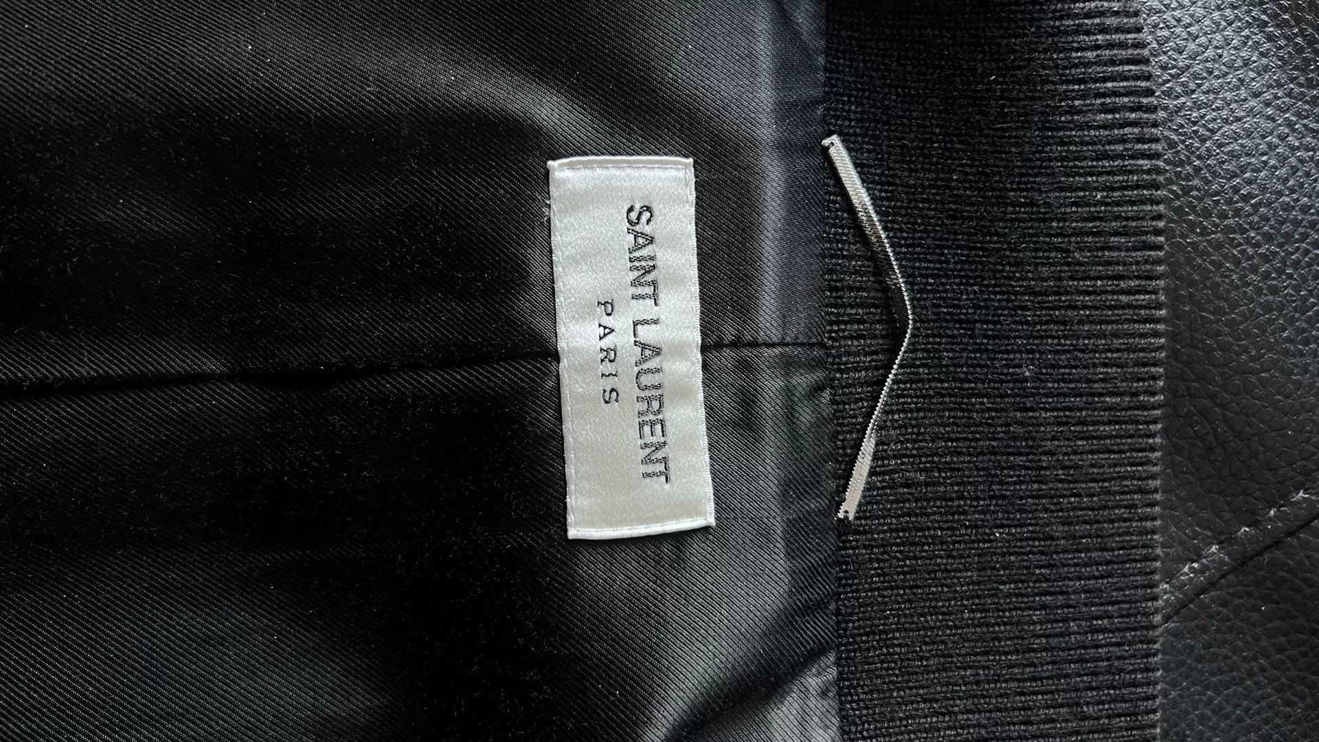 Saint Laurent Paris yslsl slp teddy wool baseball jacket Size US L / EU 52-54 / 3 - 6 Thumbnail