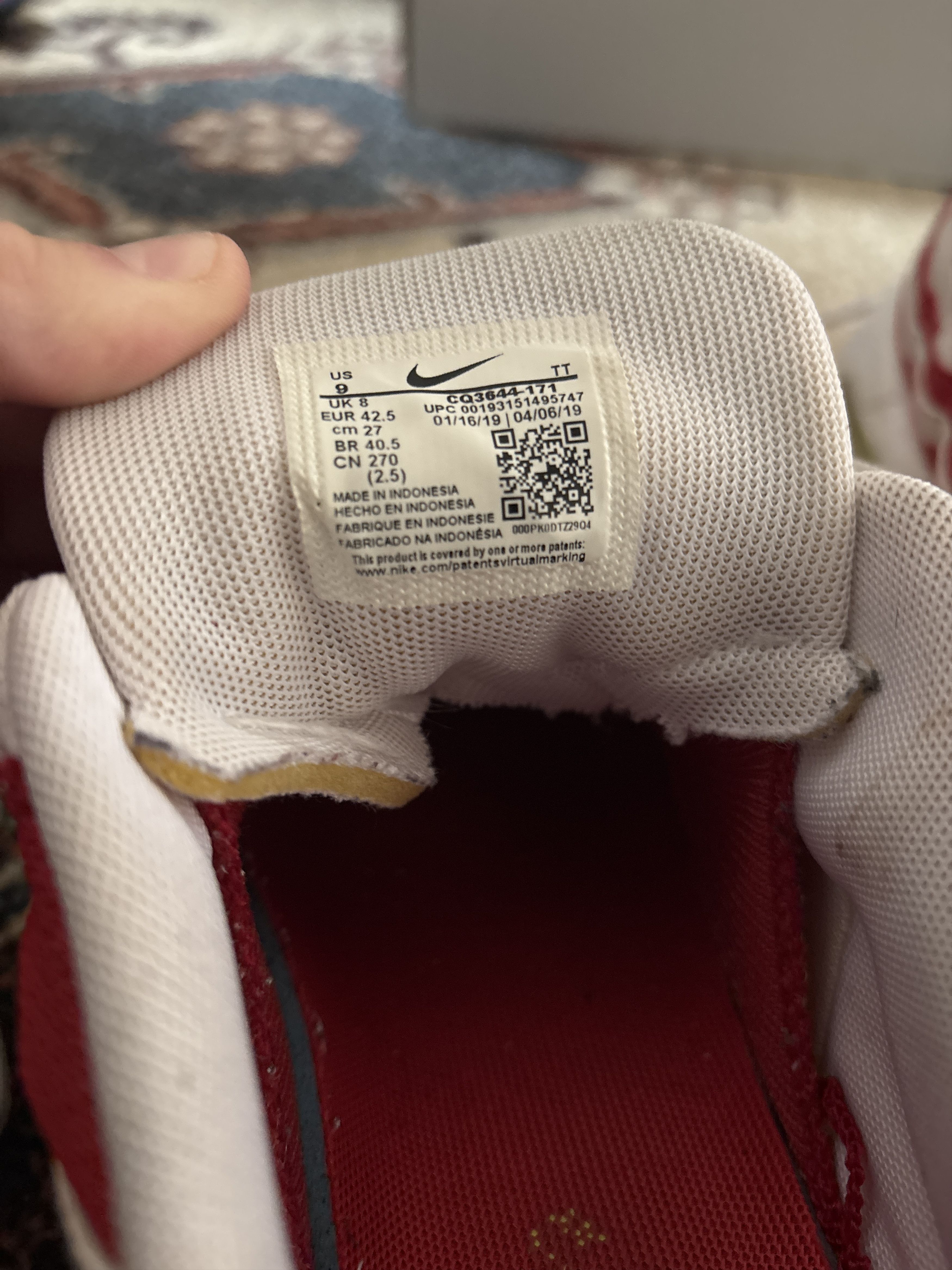 Nike Air max 95 marine red day Size US 9 / EU 42 - 4 Thumbnail