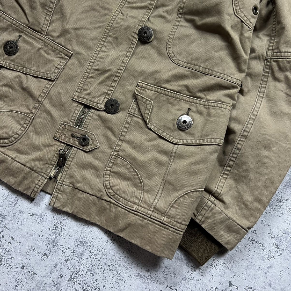 Hysteric Glamour 00s Hysteric Glamour Vintage Heavy Military Coat Jacket Size US S / EU 44-46 / 1 - 4 Thumbnail