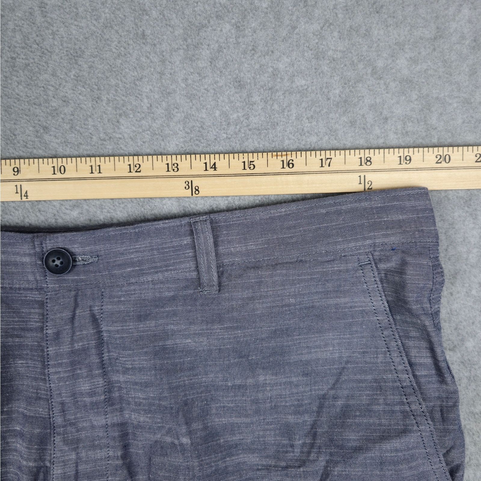 Roundtree & Yorke NWT Roundtree & Yorke 38 Gray Flat Front Chino Style Shorts Size US 38 / EU 54 - 8 Thumbnail