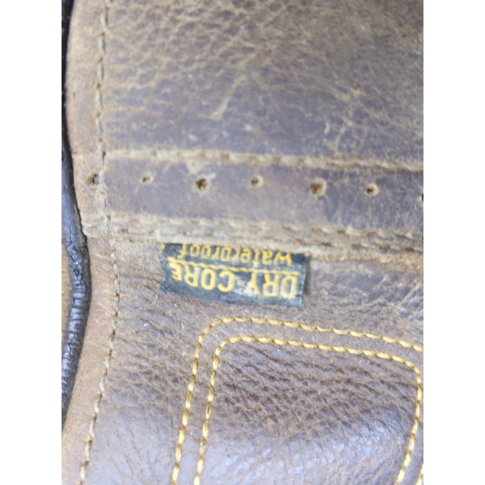 Vintage LaCrosse Tallgrass Western Work Boots Mens 9.5 Brown Waterproof Safety Toe Pull On Size US 10 / EU 43 - 3 Thumbnail