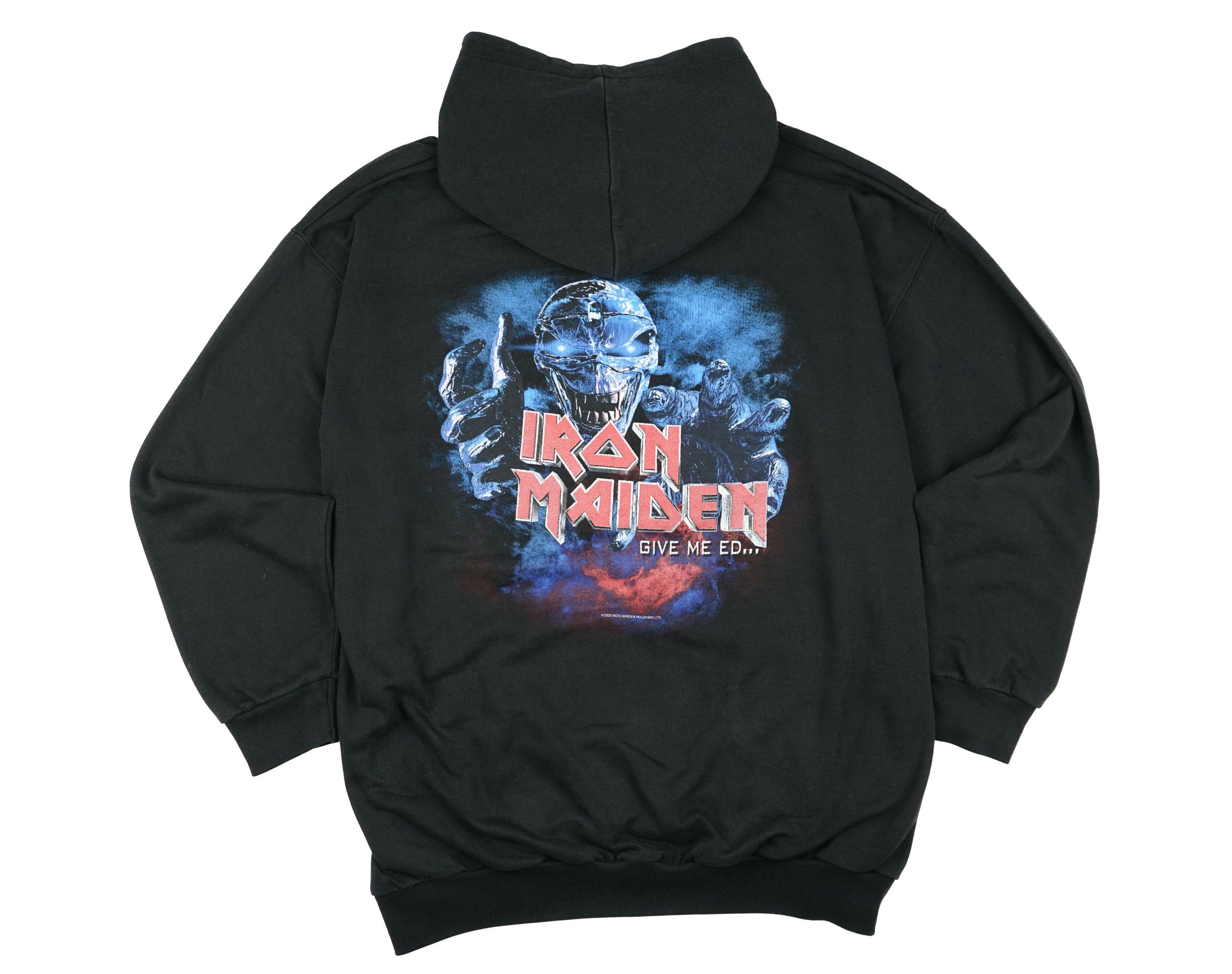 Band Tees × Vintage 2003 Iron Maiden Vintage Hoodie Size US XL / EU 56 / 4 - 1 Thumbnail