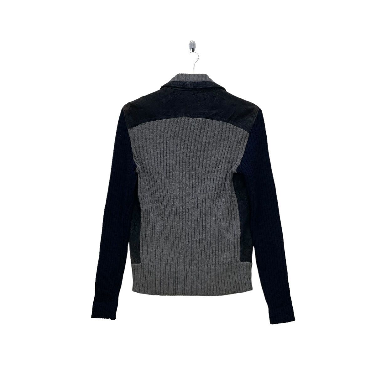 Homespun Knitwear 💥Vtg 70s Suede N Wool Leather Knited Portion Made In Italy Size US M / EU 48-50 / 2 - 2 Thumbnail
