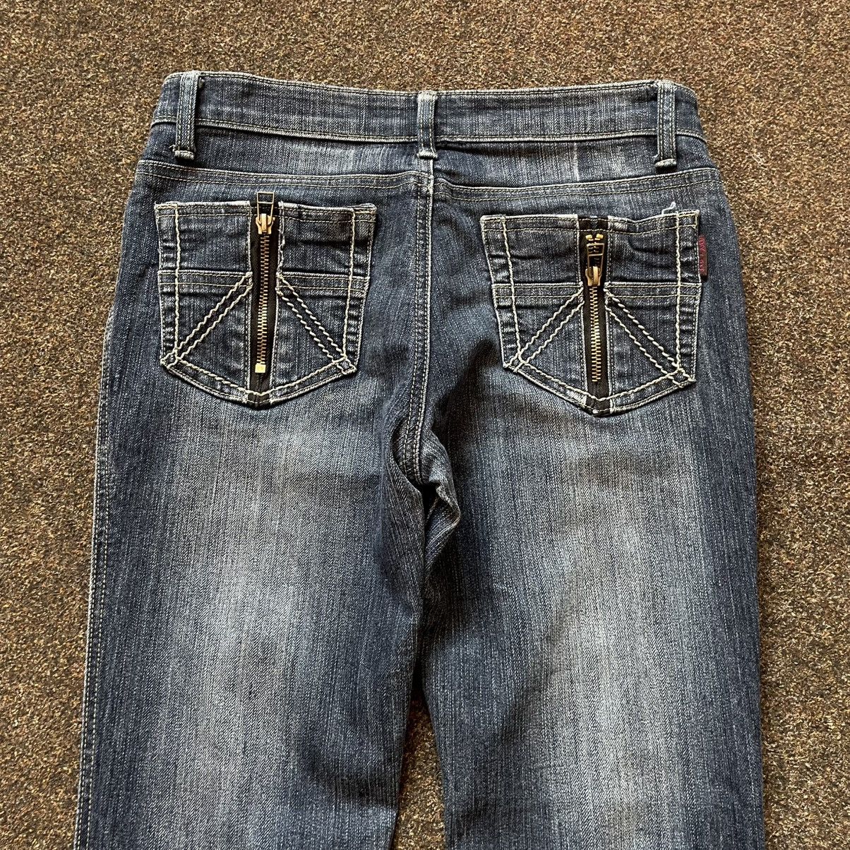 Vintage Y2K Vintage Faded Bootcut Jeans Distressed Flared Skate 28 Size 28" / US 6 / IT 42 - 4 Thumbnail
