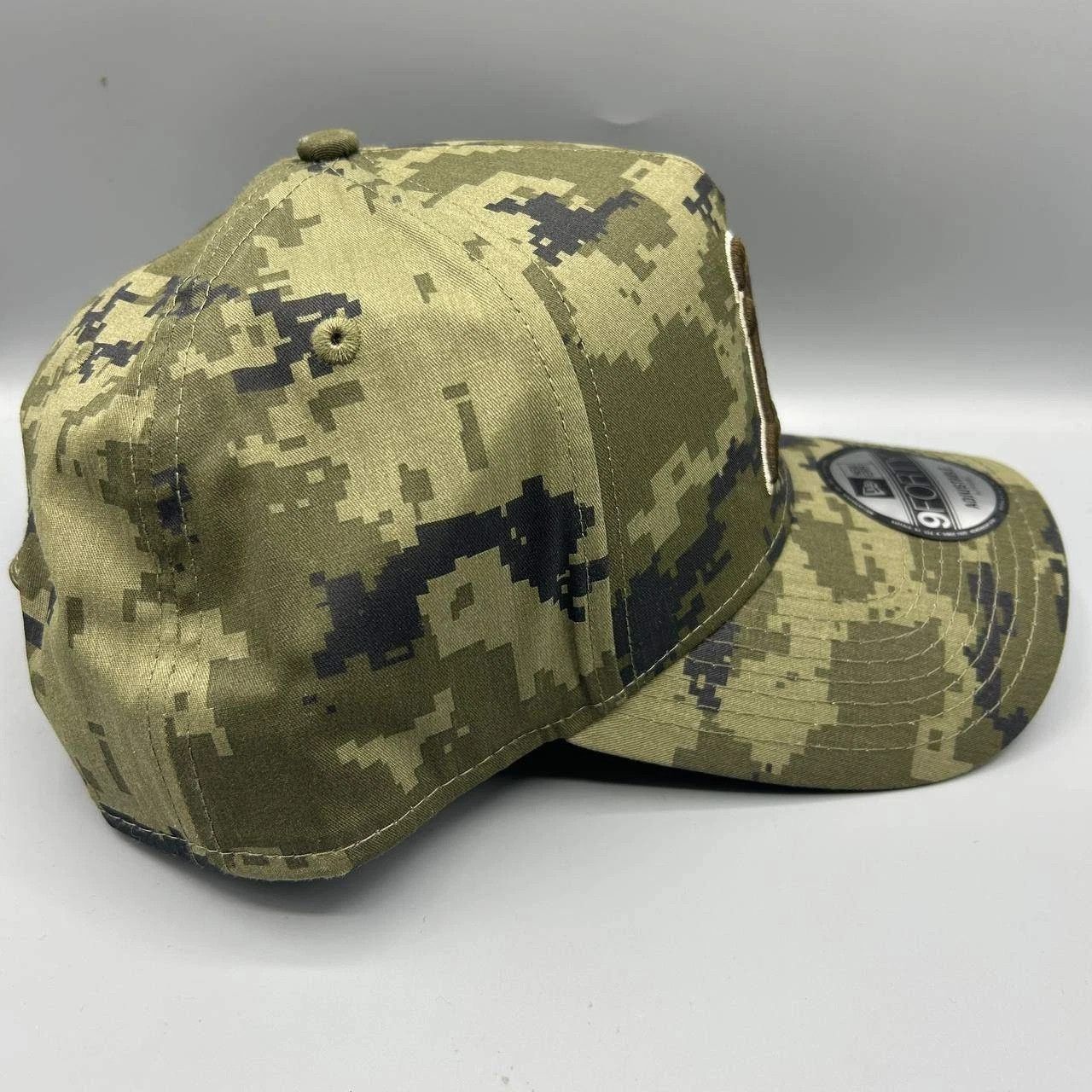New Era Oakland Athletics Hat Men Camo Snap Back Cap A-Frame Cotton Size ONE SIZE - 5 Thumbnail