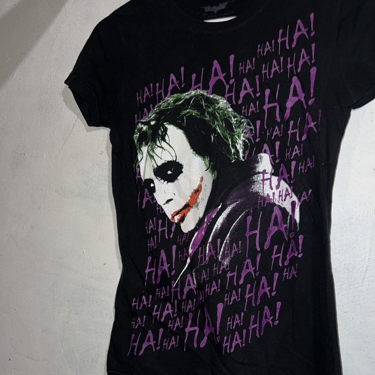 DC Comics × Vintage Dark Knight Joker Hahaha Heath Ledger T-Shirt Size M / US 6-8 / IT 42-44 - 6 Thumbnail