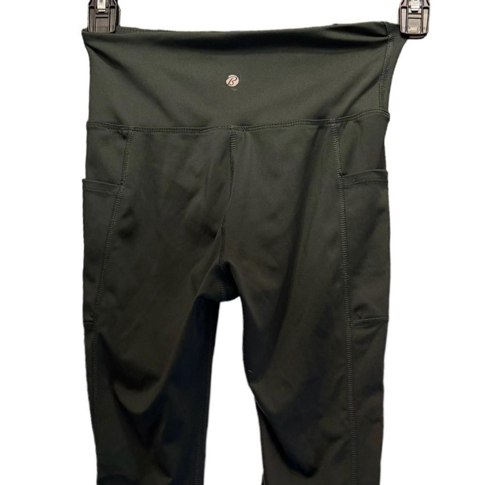 Bally NWOT. Bally Total Fitness. Green Capri Leggings. Size Small. Size 28" / US 6 / IT 42 - 10 Thumbnail