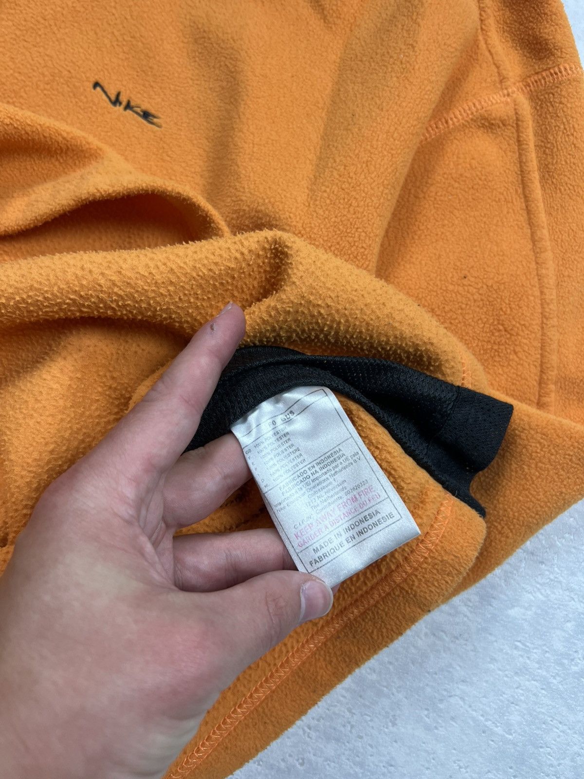 Nike 90s Nike Embroidered Logo Vintage Y2K 1/4 Zip Fleece Jacket Size US XL / EU 56 / 4 - 12 Thumbnail
