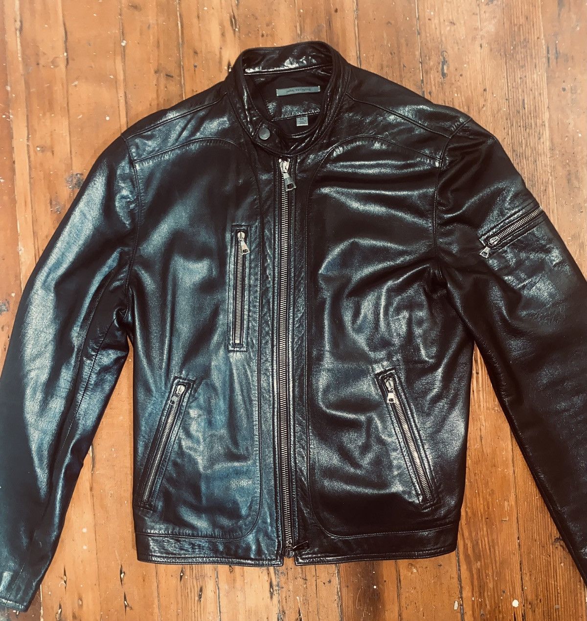John Varvatos John Varvatos 2k Rock Star Black Leather Jacket Size US L / EU 52-54 / 3 - 1 Thumbnail