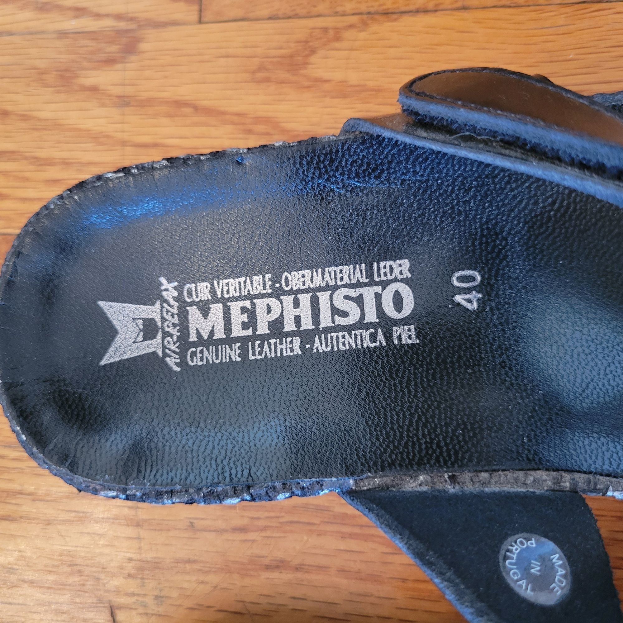Mephisto Mephisto 10 Rhinestone Black Patent Leather Strap Platform S Size US 10 / IT 40 - 8 Thumbnail