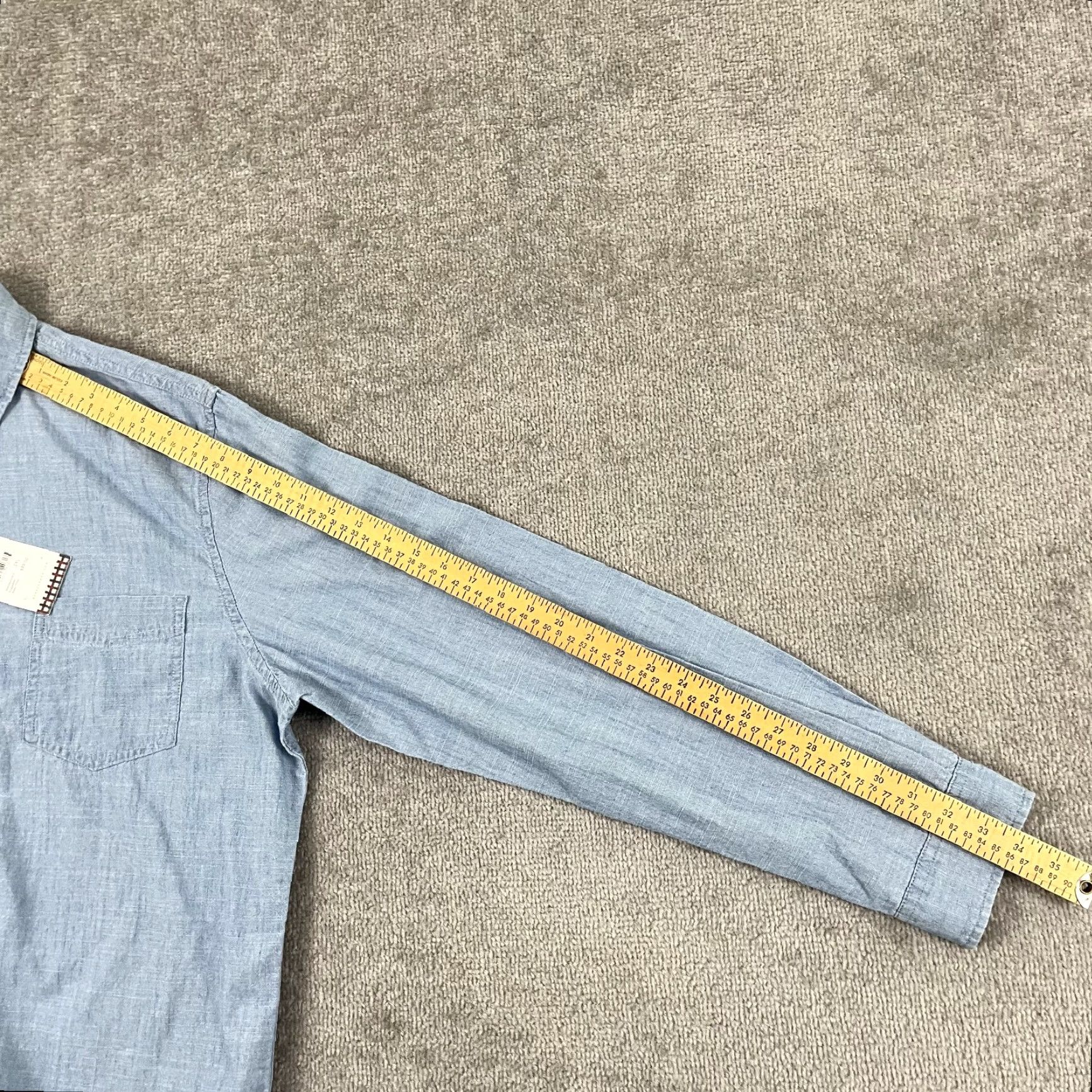 Ben Sherman VINTAGE Ben Sherman Shirt Mens 2XL Adult Blue Chambray Button-Down Casual Preppy Size US XXL / EU 58 / 5 - 7 Thumbnail