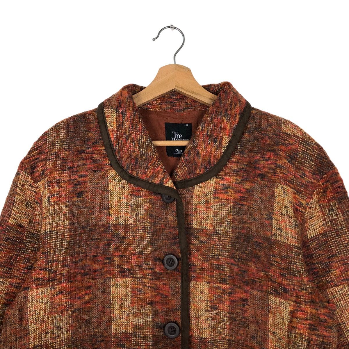 Japanese Brand 🔥90’s Tre Pini Design Vintage Japanese Design Wool Jacket Size US M / EU 48-50 / 2 - 3 Thumbnail