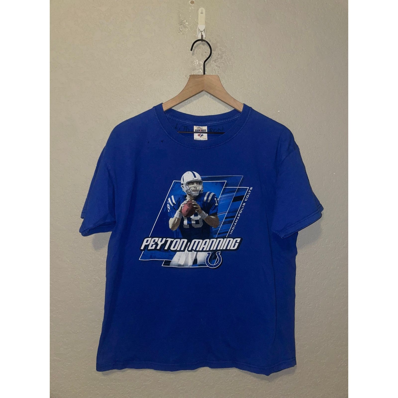 Jerzees Vintage Peyton Manning Shirt Indianapolis Colts Tee 2000s L Size US L / EU 52-54 / 3 - 1 Thumbnail