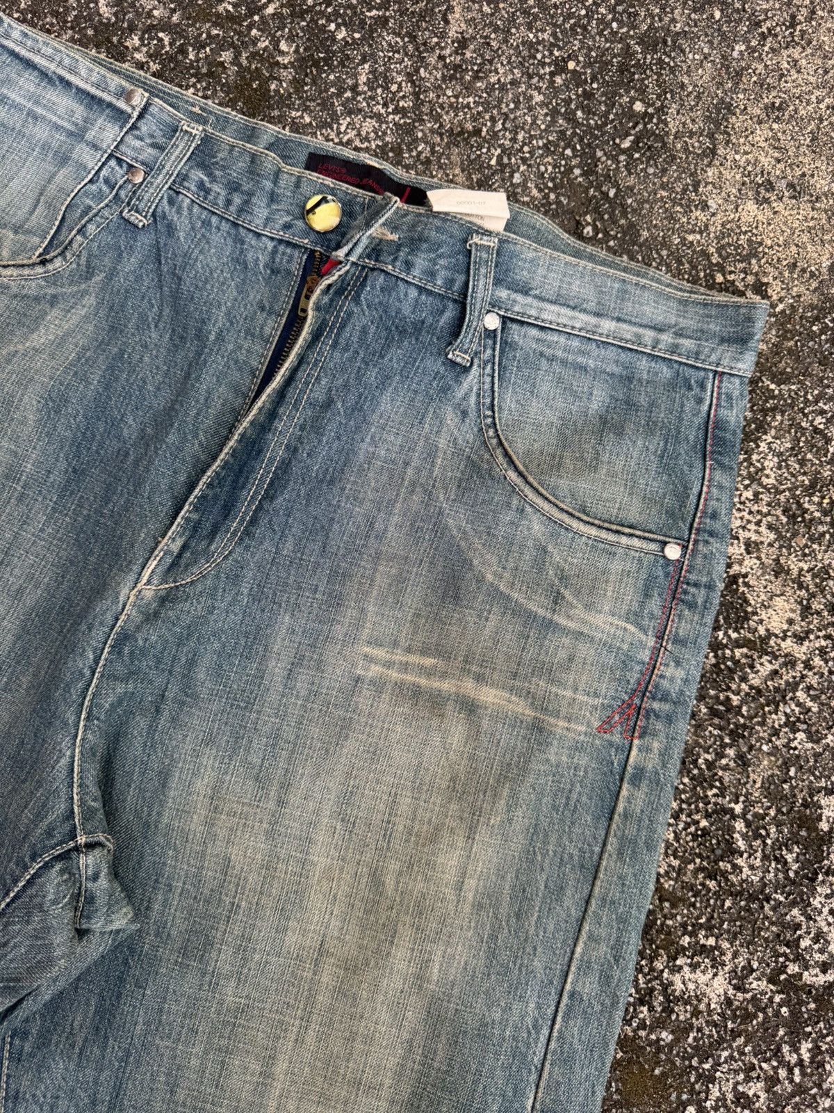 Engineered Garments × Levi's × Vintage Levis Engineered Japan Denim Jeans Size US 37 - 2 Thumbnail