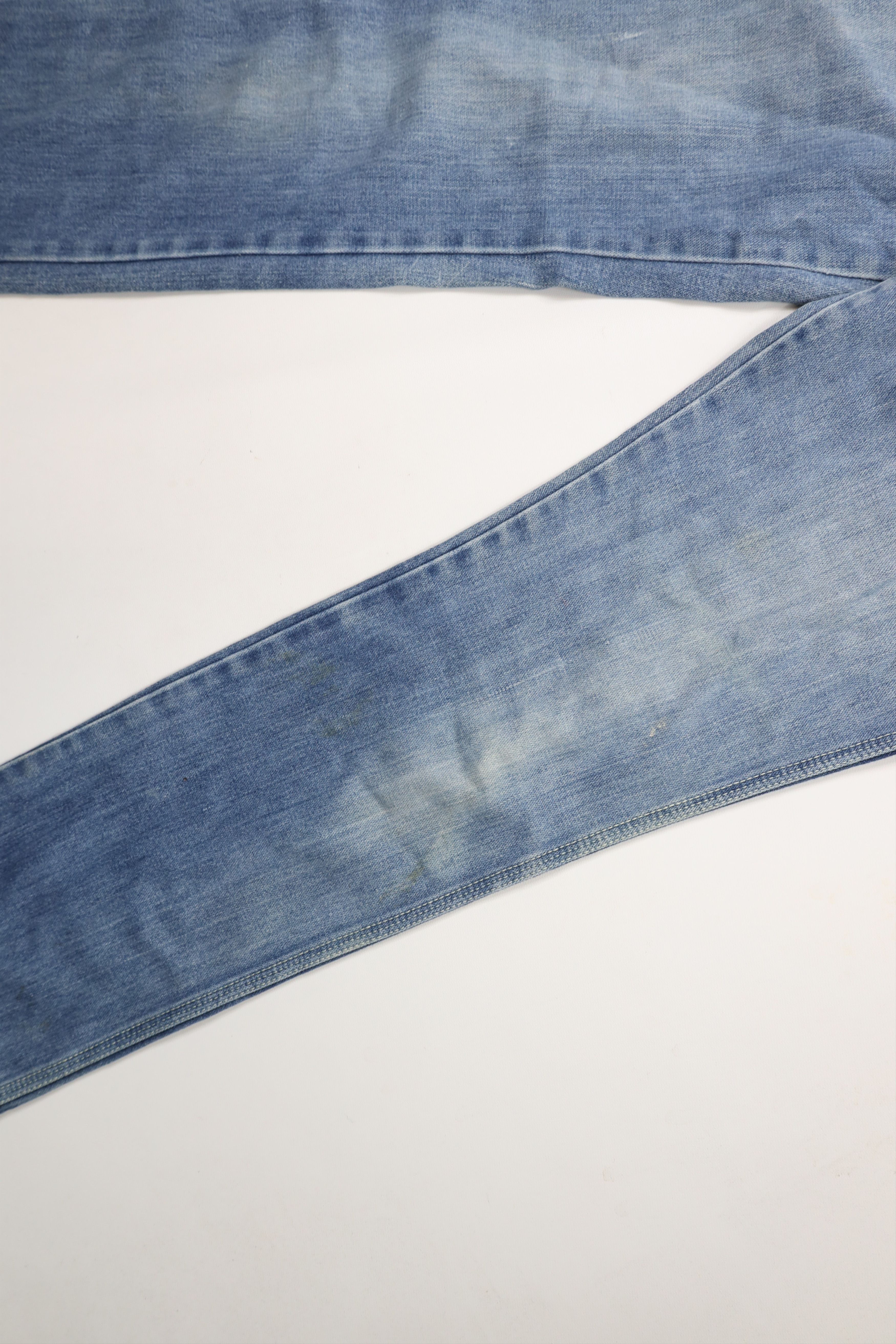 Vintage Vintage 90s Streetwear Flared Denim Jeans Blue Cotton Size 32" / US 10 / IT 46 - 5 Thumbnail