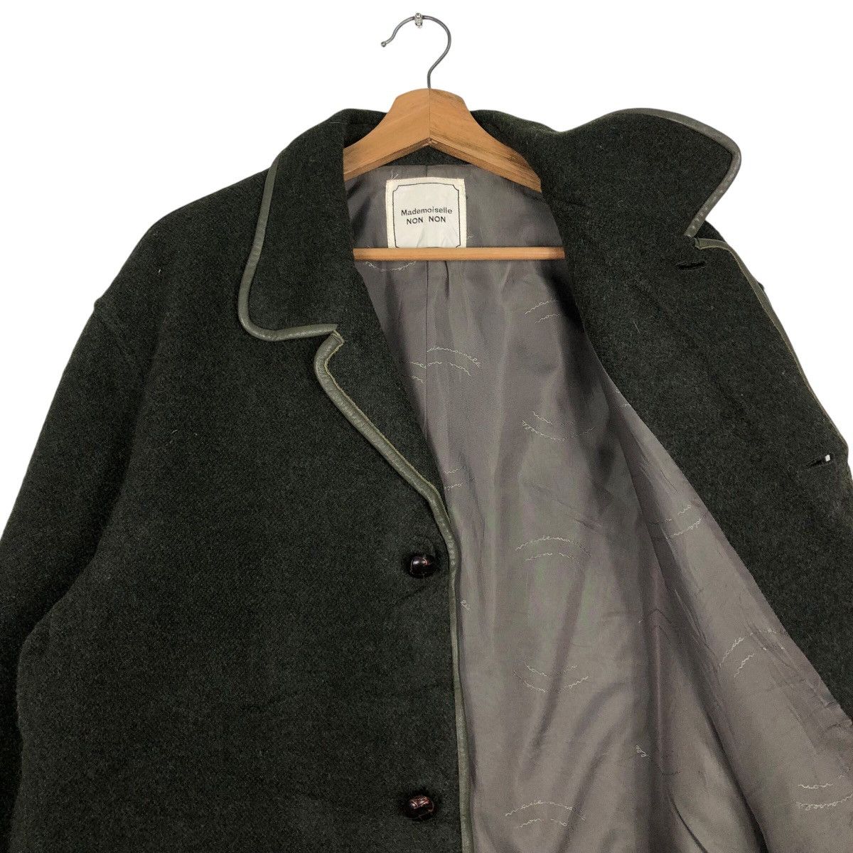 Japanese Brand 📌Vintage Wool Jacket Double Pocket Mademoiselle Non Non Size US M / EU 48-50 / 2 - 13 Thumbnail