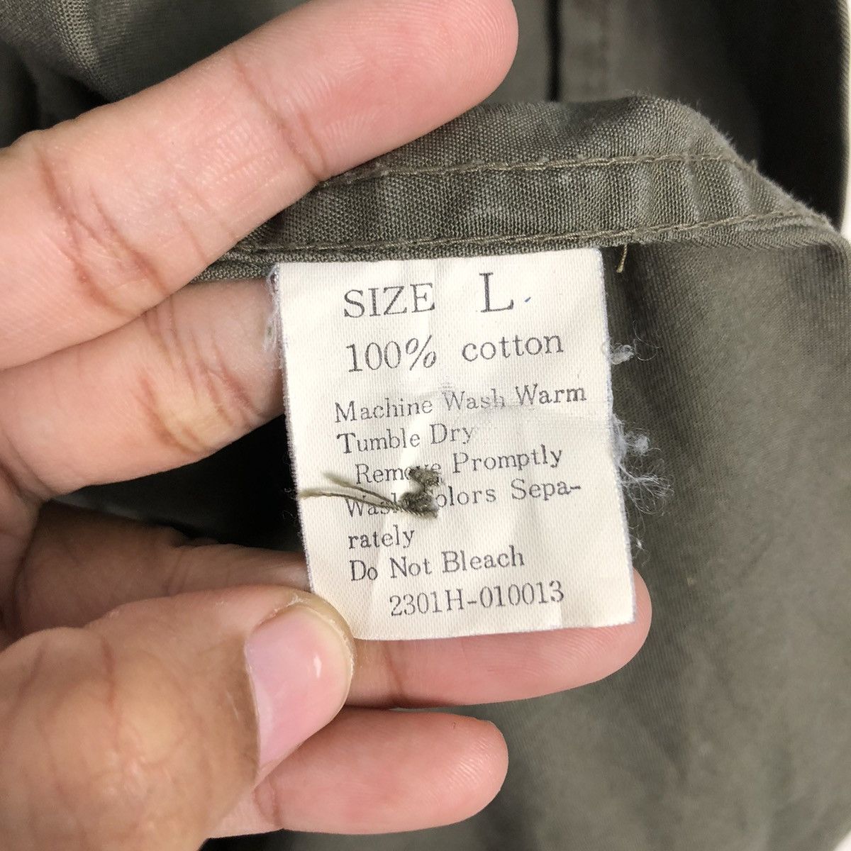 Vintage 📌Vintage U.S Army Shirt Jacket Big Logo Size US L / EU 52-54 / 3 - 21 Thumbnail