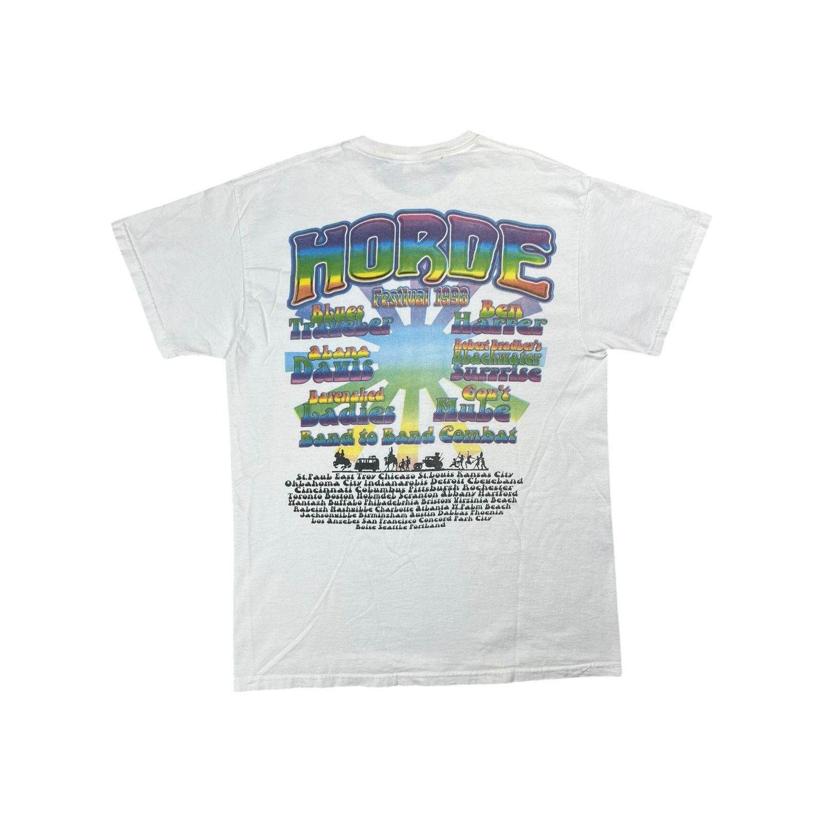 Band Tees × Delta × Vintage Vintage 1998 HORDE Festival Gov’t Mule band tee (L) Size US L / EU 52-54 / 3 - 7 Thumbnail