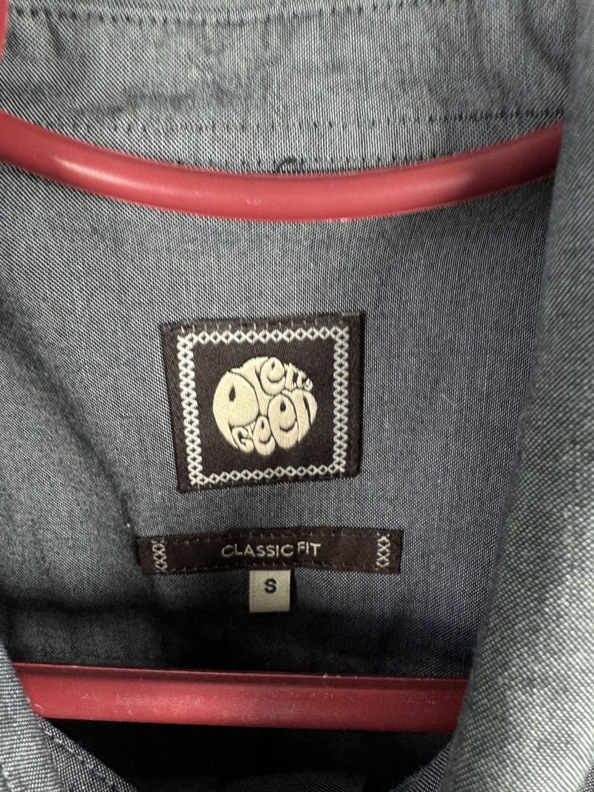 Pretty Green Men’s Pretty Green Shirt Button Up Long Sleeve Streetwear Size US S / EU 44-46 / 1 - 8 Thumbnail