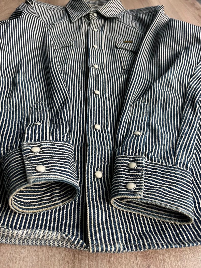 Iron Heart Iron Heart heavy weight 21oz striped shirt Size US S / EU 44-46 / 1 - 1 Thumbnail
