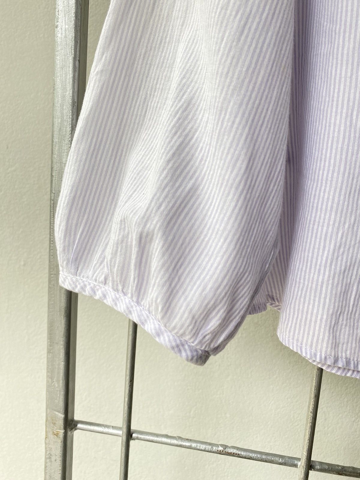 Issey Miyake Plantation stripped white blouse Size M / US 6-8 / IT 42-44 - 5 Thumbnail