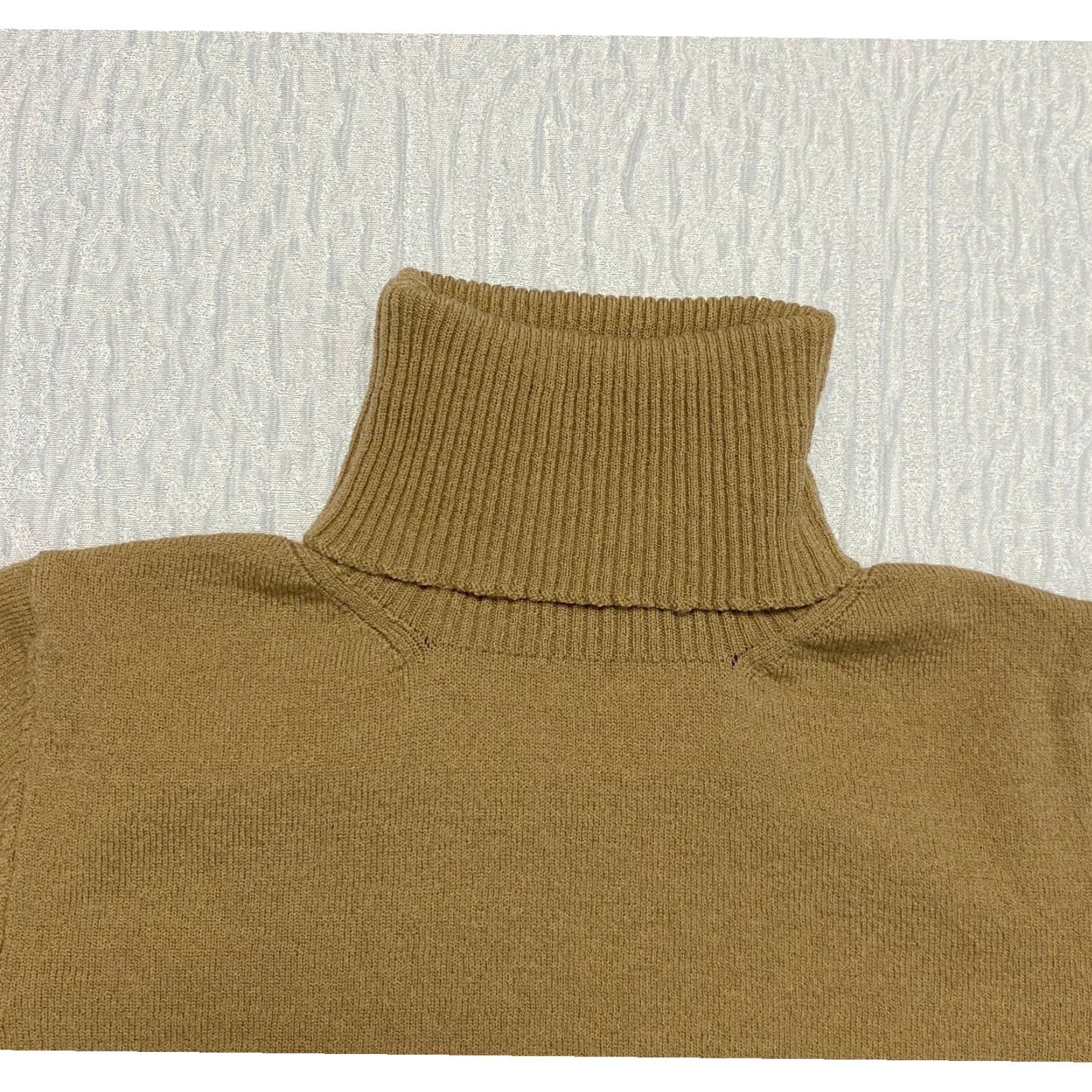 Vintage ALPHA Massimo Rebecchi Turtleneck Sweater Women Size S Brown Wool Knit Pullover Long Sleeve Comfortable Warm Classic Casual Size S / US 4 / IT 40 - 4 Thumbnail