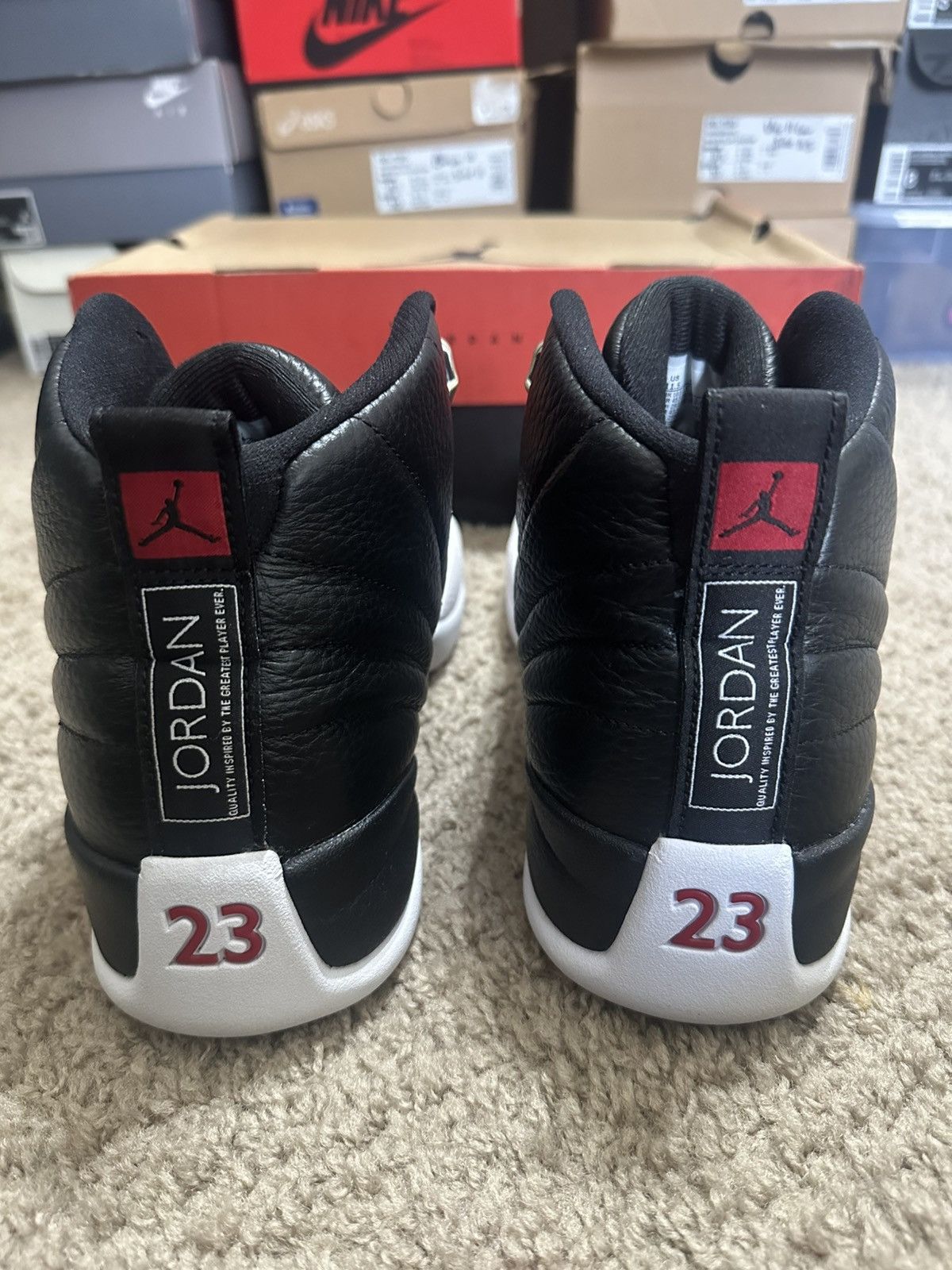 Jordan Brand Size 11.5 - Jordan 12 Retro Playoffs (2022) (CT8013-006) Size US 11.5 / EU 44-45 - 4 Thumbnail