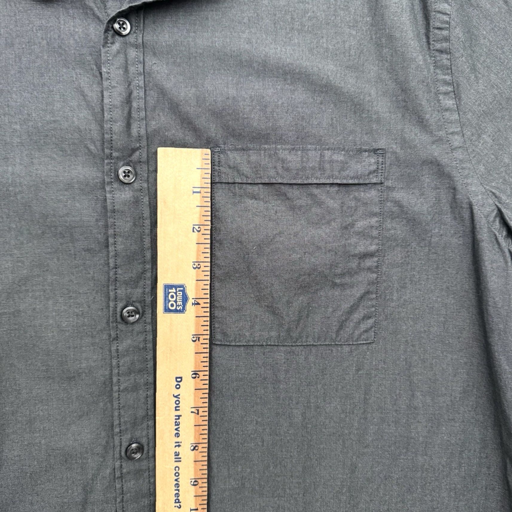 Express Express Shirt Men XL Button-Up 17 17.5 Minimalist Office Streetwear Modern Urban Gray Short Sleeve Collared 100% Cotton Size US XL / EU 56 / 4 - 4 Thumbnail