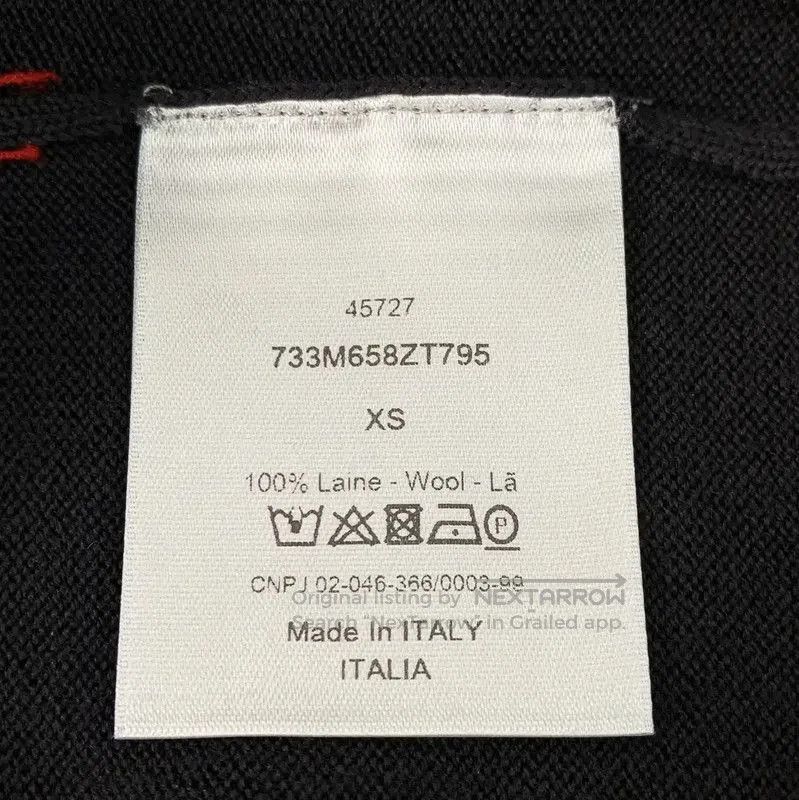 Dior Dior Black Wool Women's Pullover Sweater . Size XS / US 0-2 / IT 36-38 - 6 Thumbnail