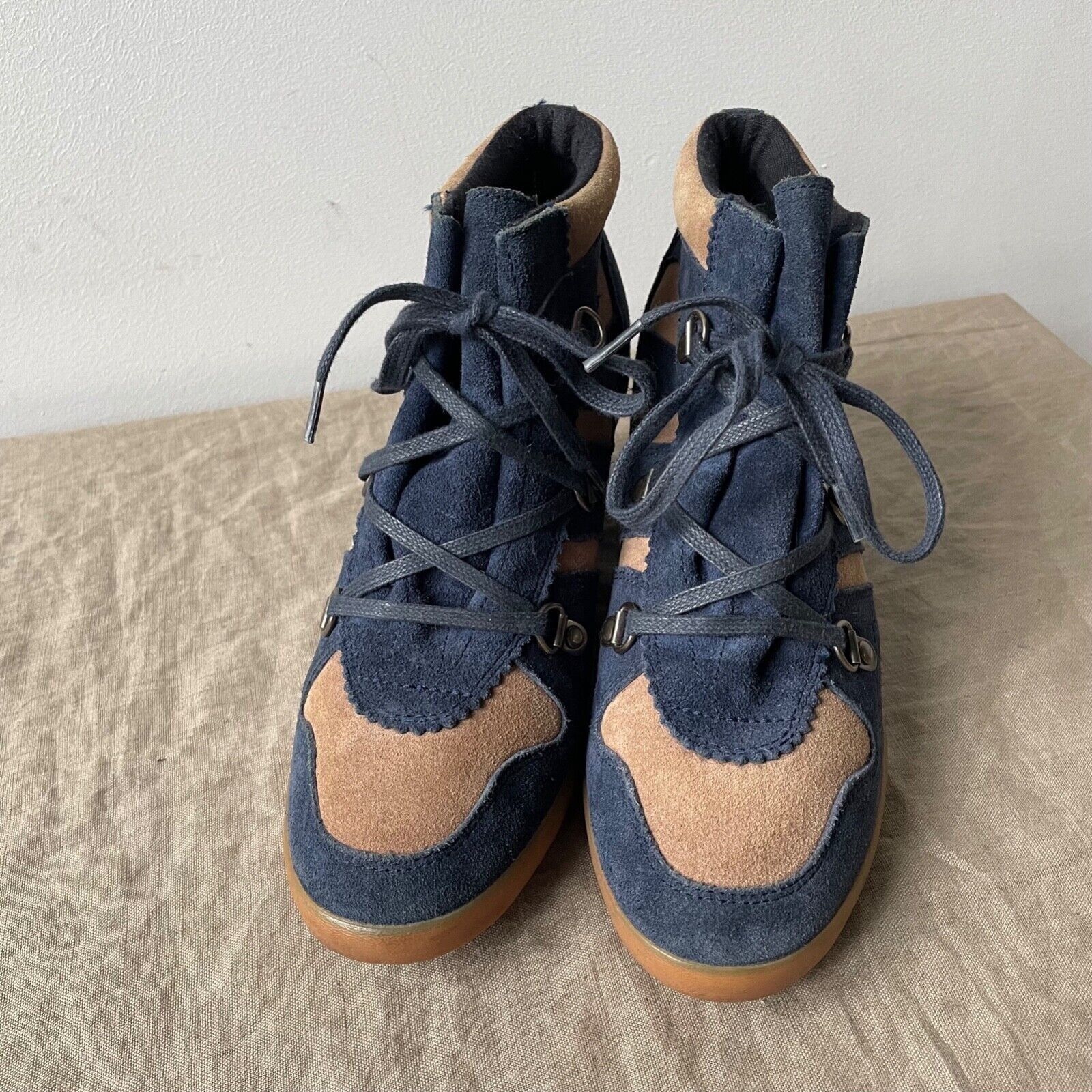 Esprit Esprit Y2K Vintage Wedge Sneaker Shoes 8512AC Size US 9.5 / IT 39.5 - 6 Thumbnail
