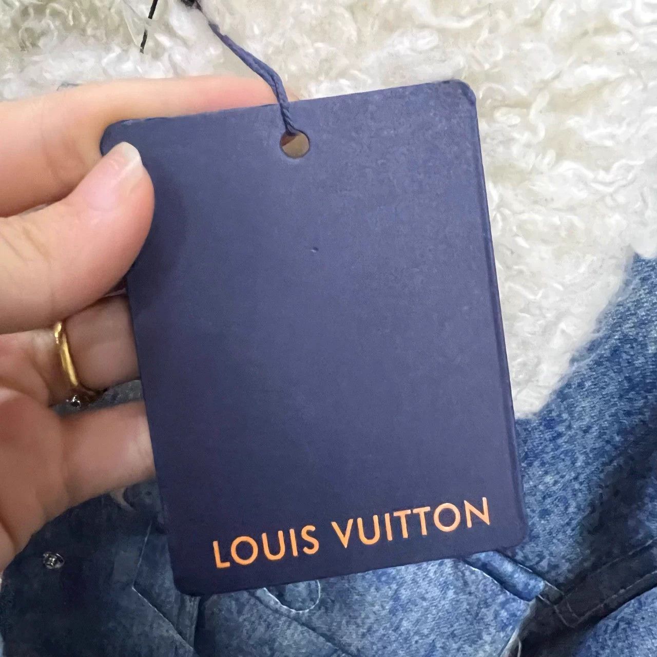 Louis Vuitton LV Denim Jacket Fleece Lined 36 New Size XS / US 0-2 / IT 36-38 - 8 Thumbnail