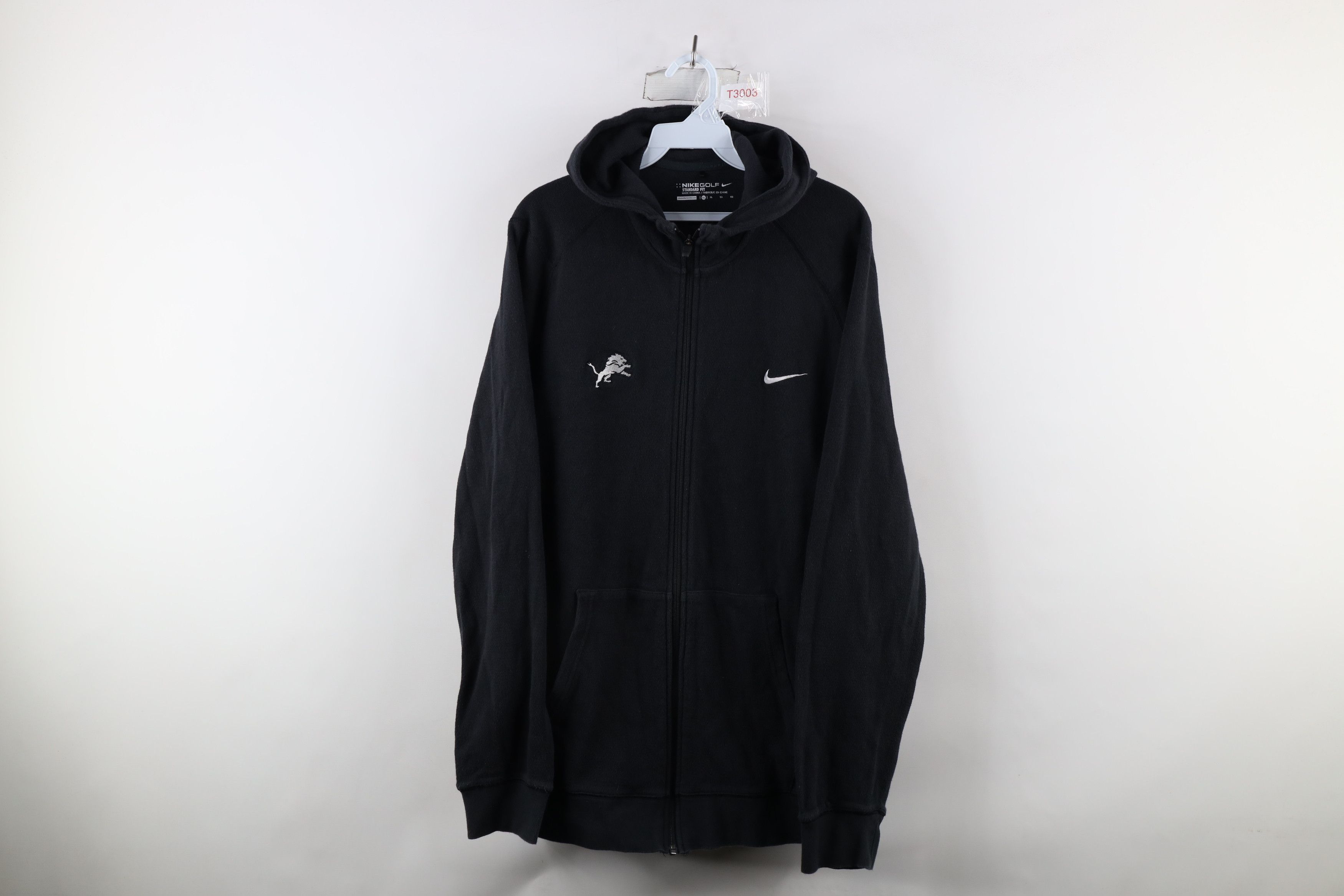 Nike Nike Golf Detroit Lions Football Full Zip Hoodie Sweatshirt Size US XL / EU 56 / 4 - 1 Thumbnail