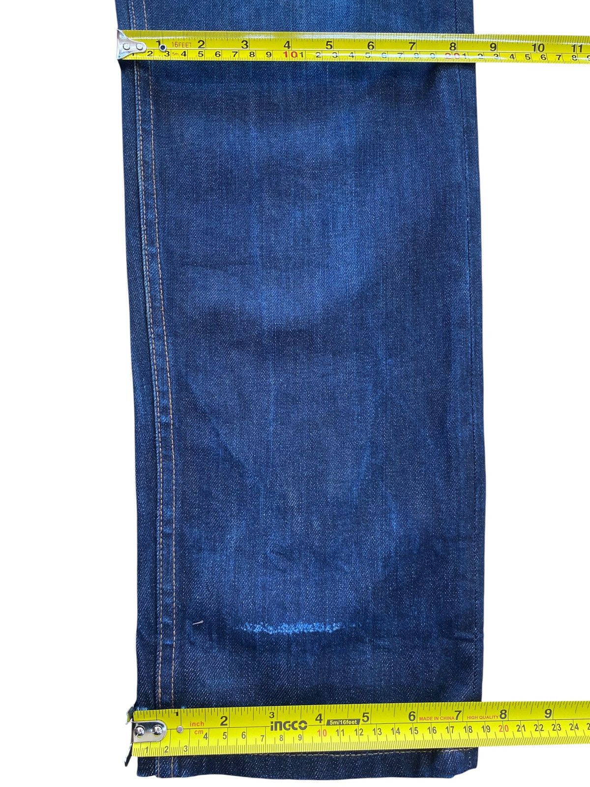 Armani Exchange Armani Exchange Blue Wash Style Straight Leg Jeans Size US 34 / EU 50 - 9 Thumbnail