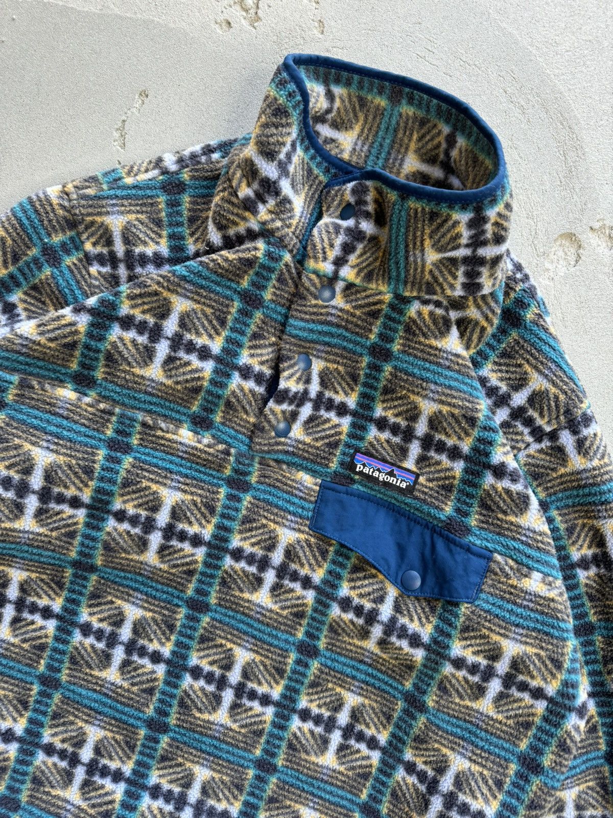 Patagonia × Vintage Patagonia Lightweight Synchilla Snap Size US M / EU 48-50 / 2 - 4 Thumbnail