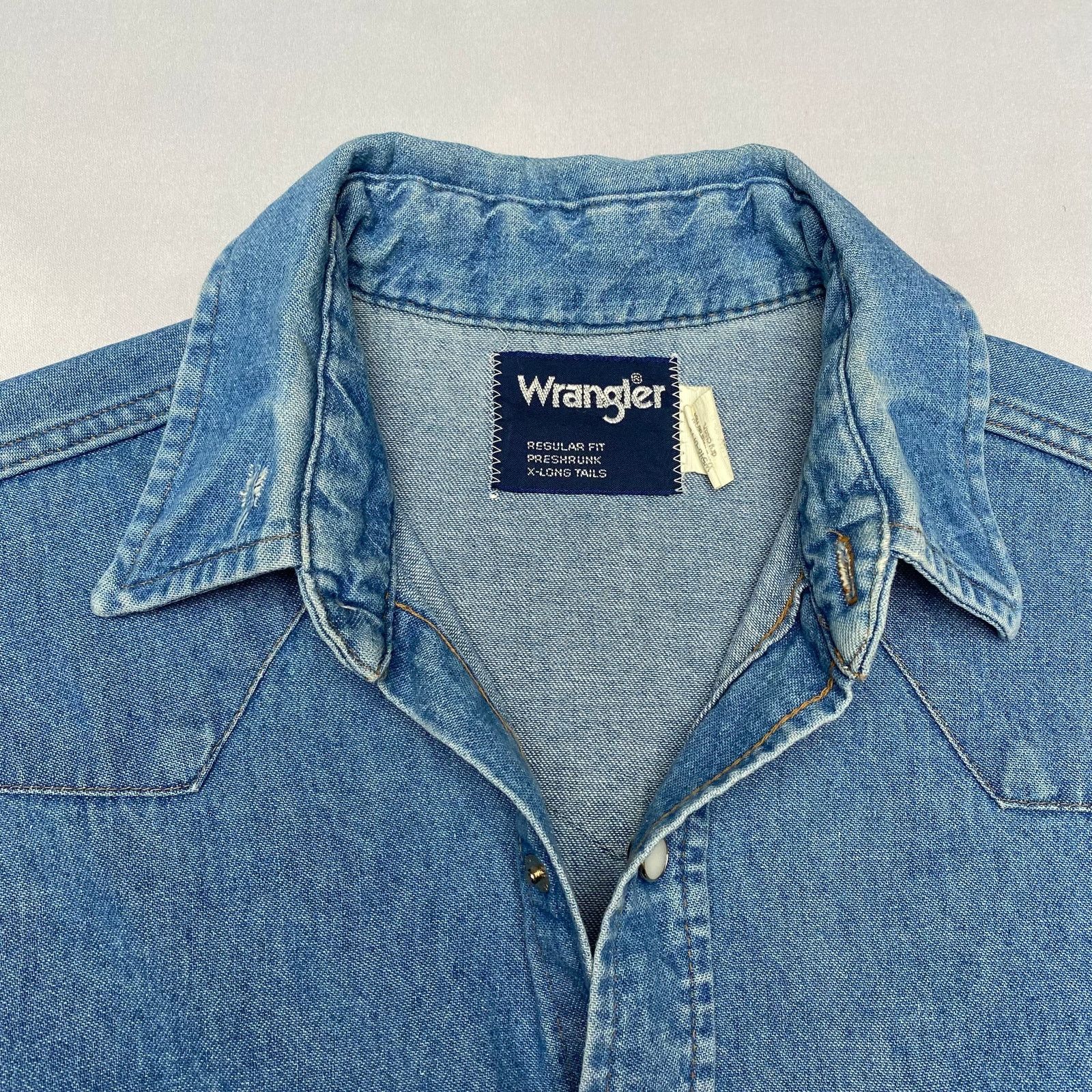 Vintage × Wrangler Vintage 1994 Wrangler NFR National Finals Rodeo Denim Small Size US S / EU 44-46 / 1 - 4 Thumbnail