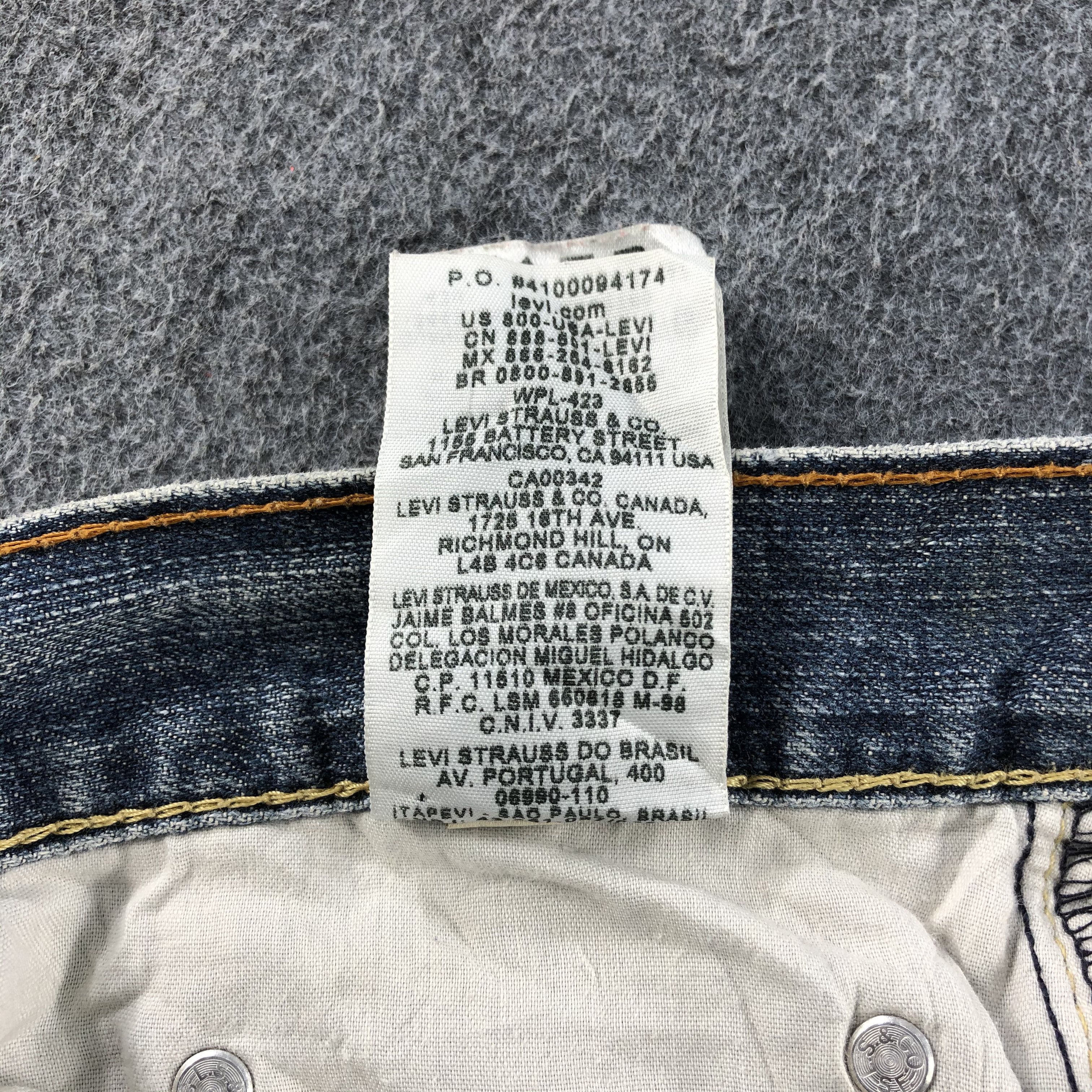Levi's Rusty Distress Vintage Levis 559 Jeans-J1177 Size US 34 / EU 50 - 12 Thumbnail